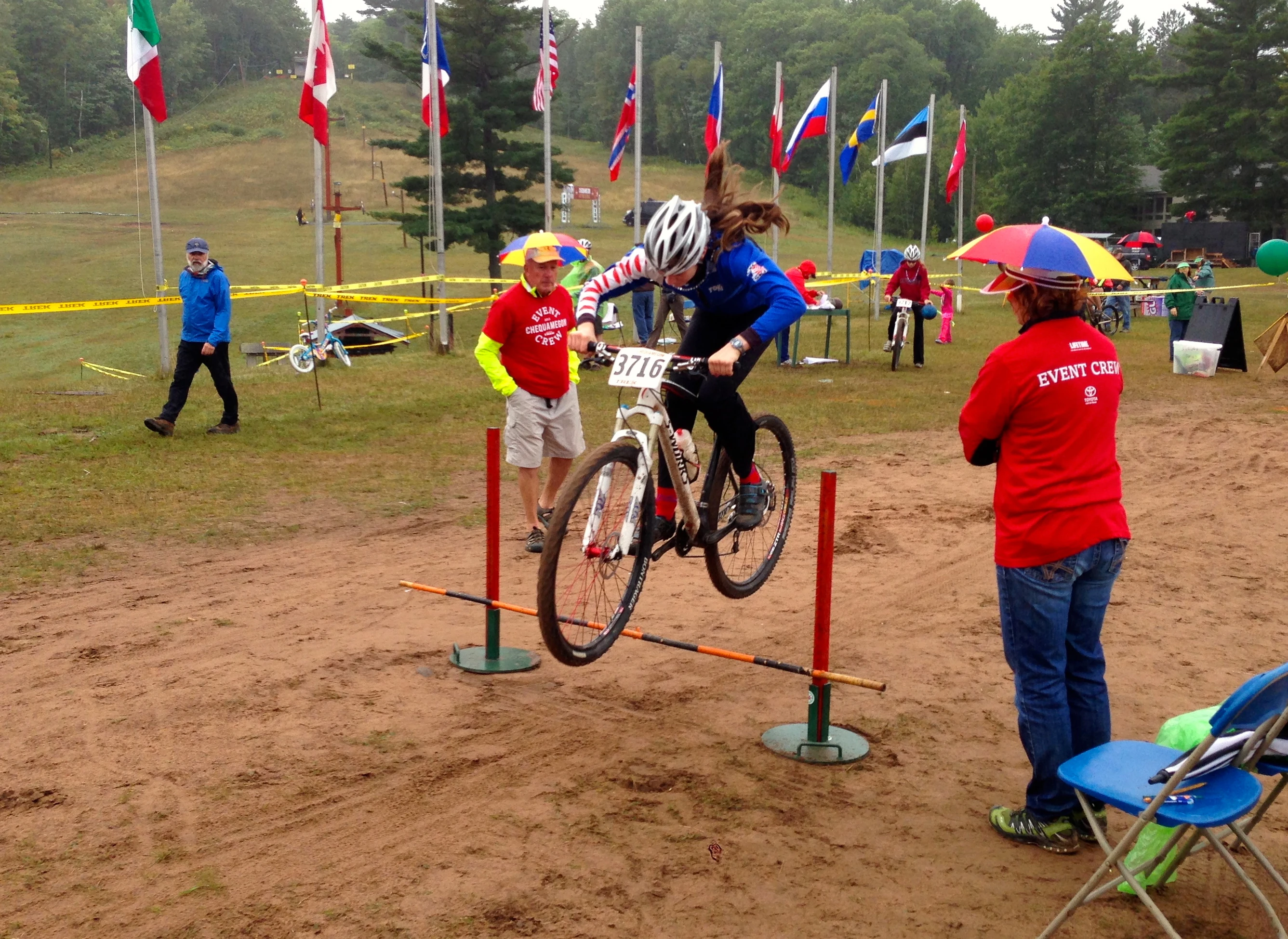 This is Keely Jackson from Hayward. Her first sport is skiing, but maybe should concentrate on MTB riding. She has the skillset.