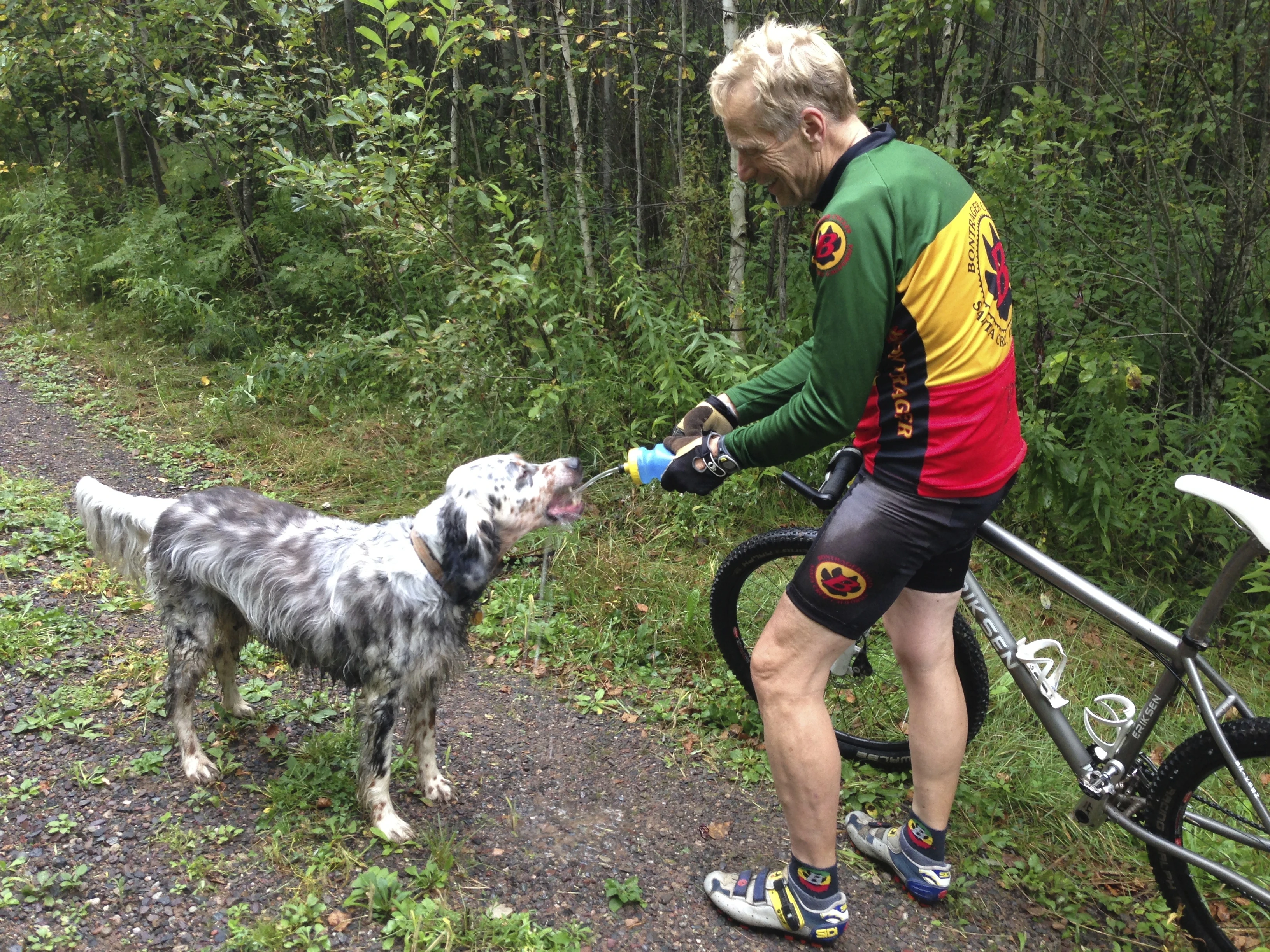 We did a neighborhood tour and Hawkeye was hot.