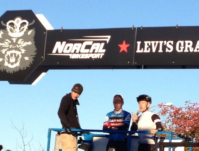 Andrew and Levi hangin’ before the start of Levi’s Gran Fondo last year.