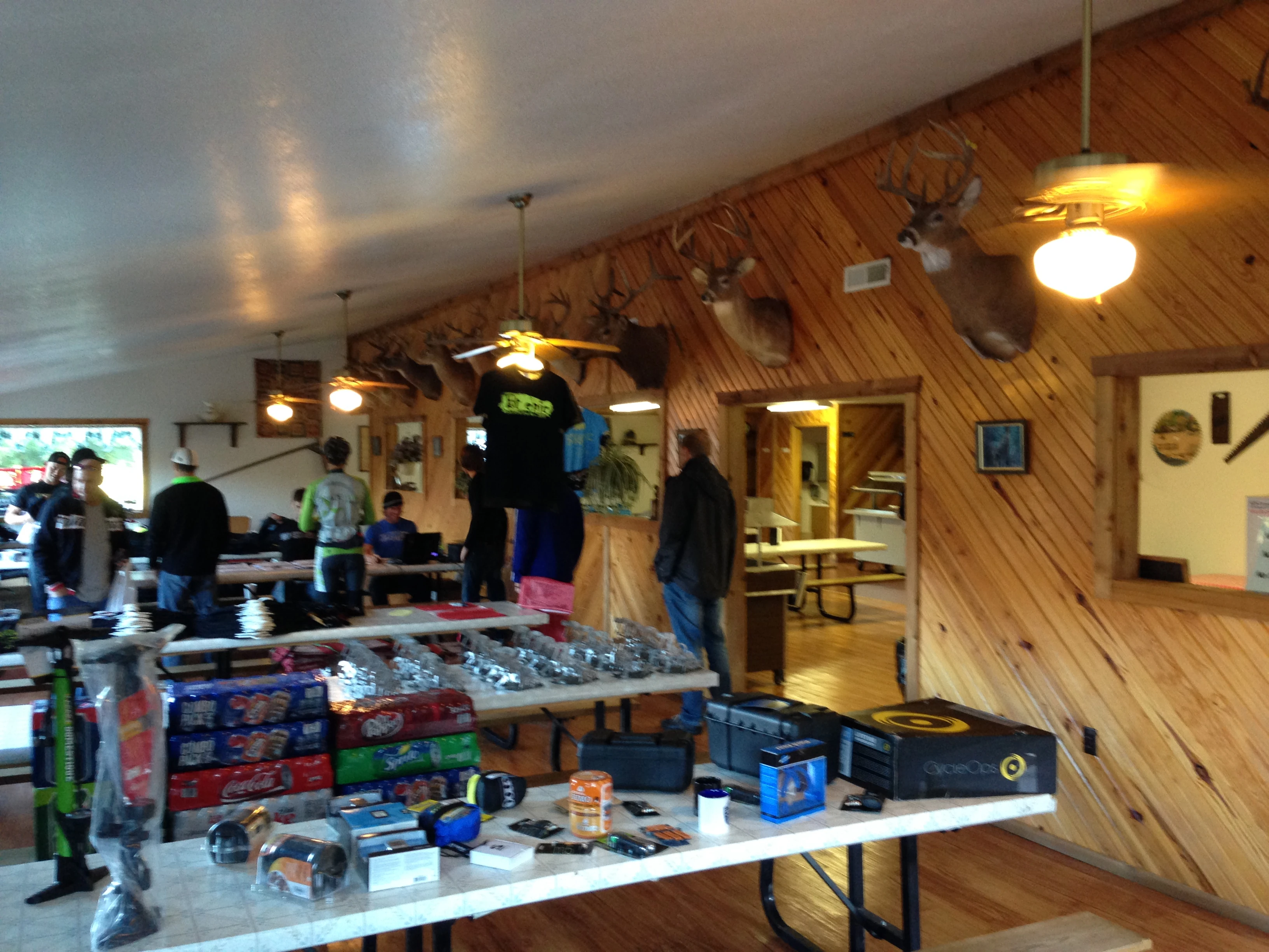 You don&rsquo;t often go to registration and have the room lined with deer trophies.