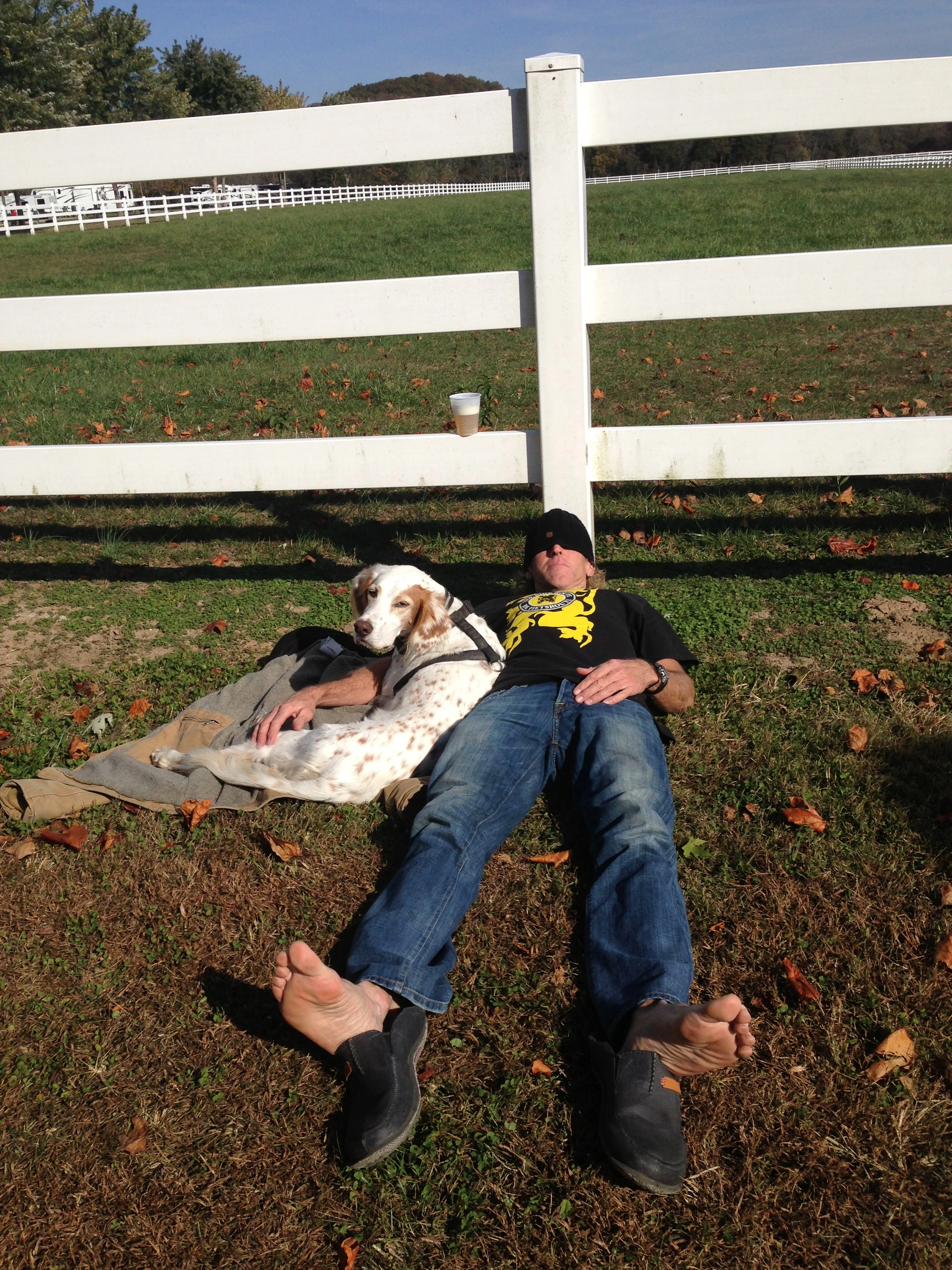 This is how I was after a couple beers. Luckily it was a few hours until awards, then the 5 hour drive home.