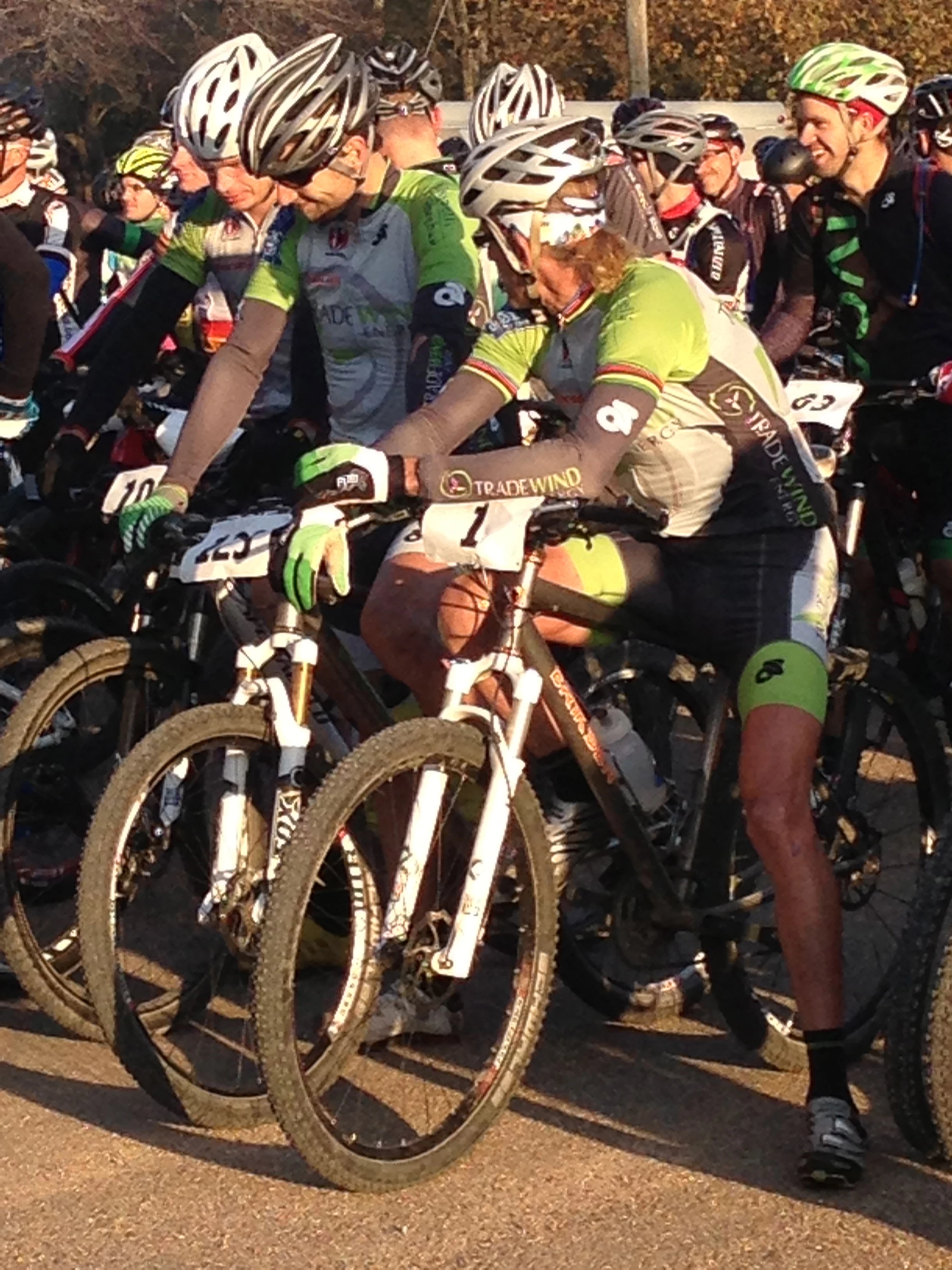 It was a little cold at the start, but not as coldas it has been historically.