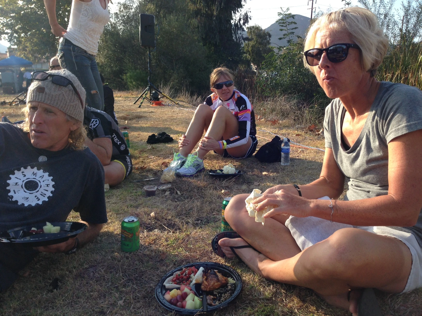 Here I am with Roy&rsquo;s wife, Debbie.