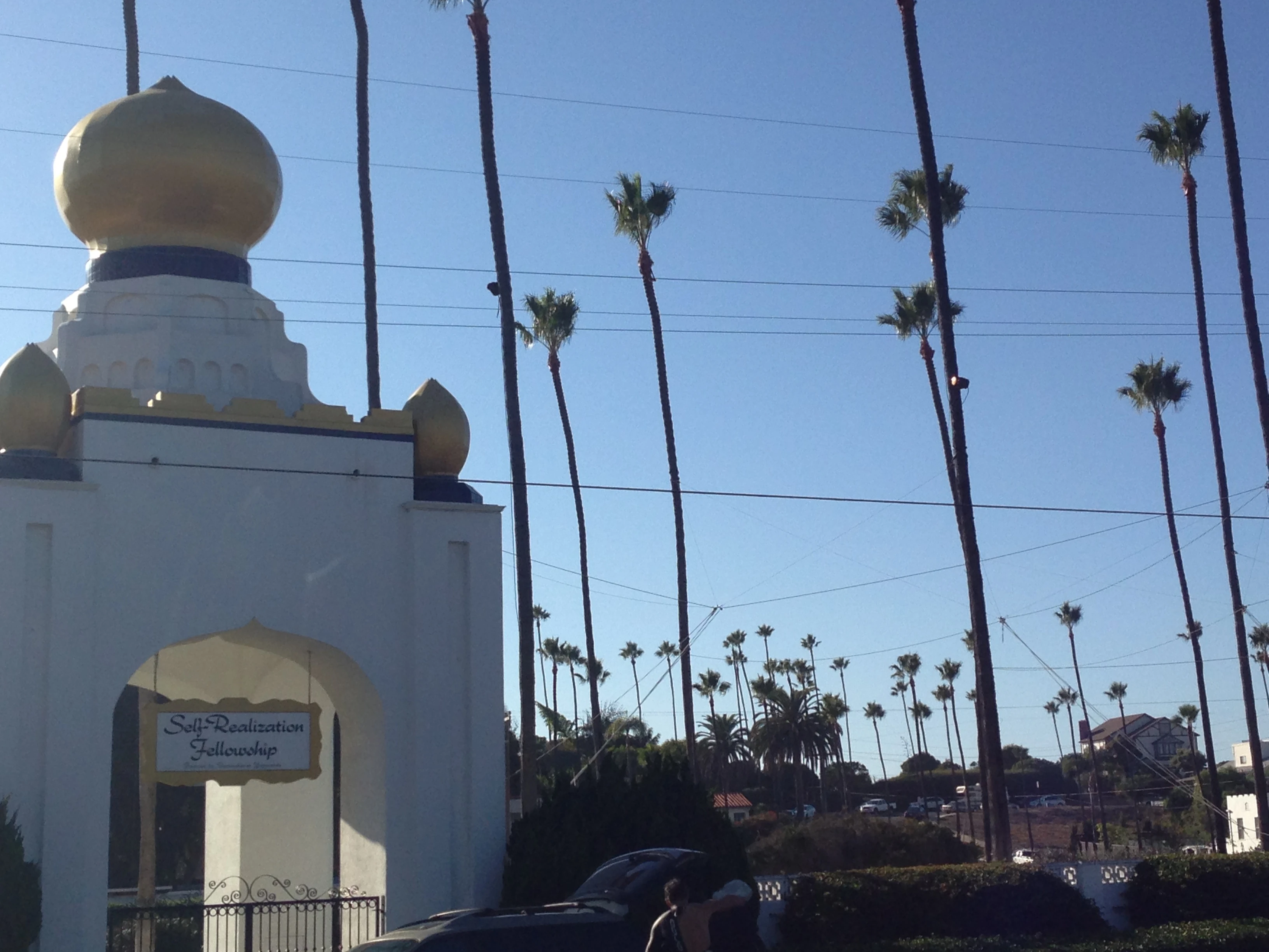 This religious temple thing has been in Encinitas for decades. They have a pretty great piece of property.