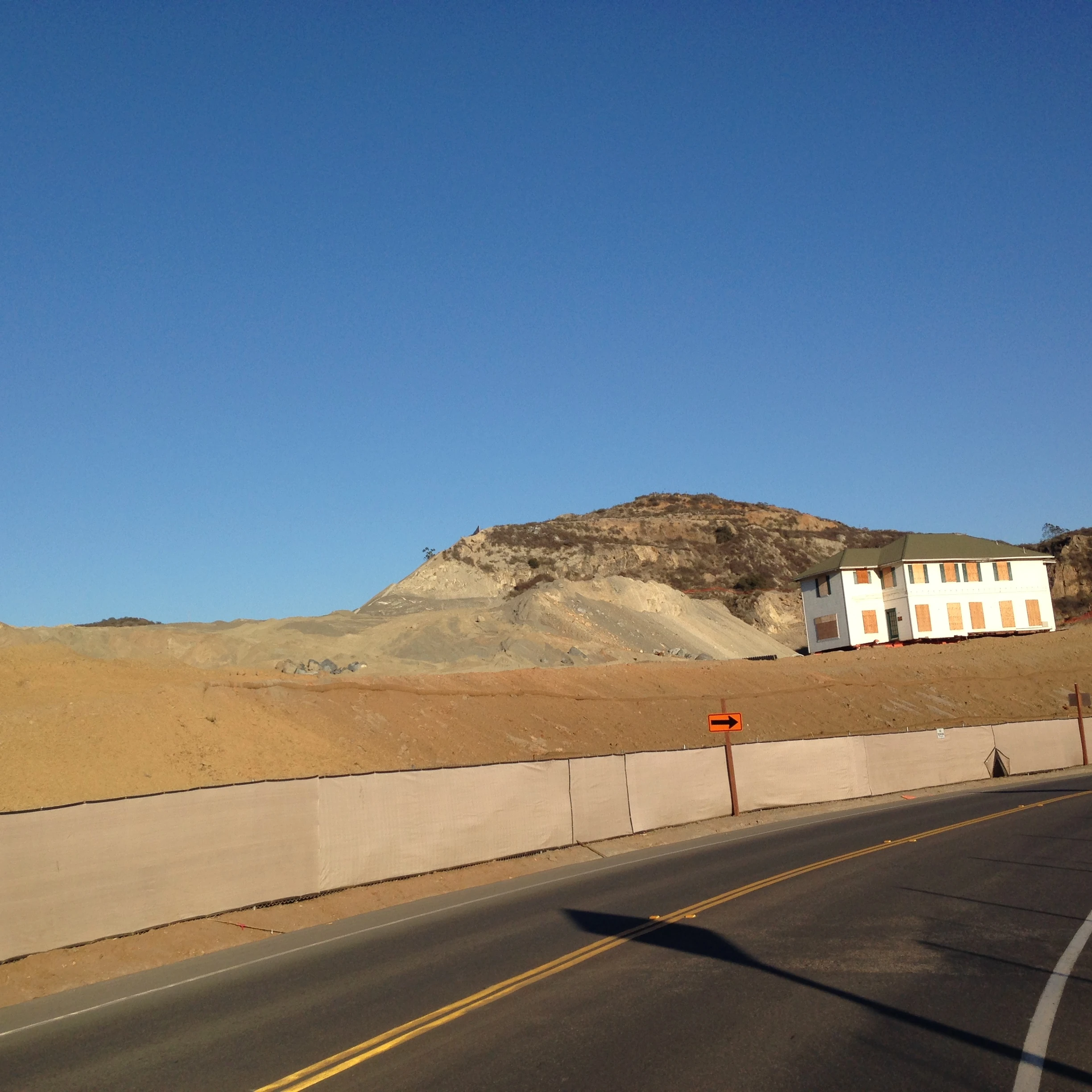 Some of the new construction in Elfin Forest.