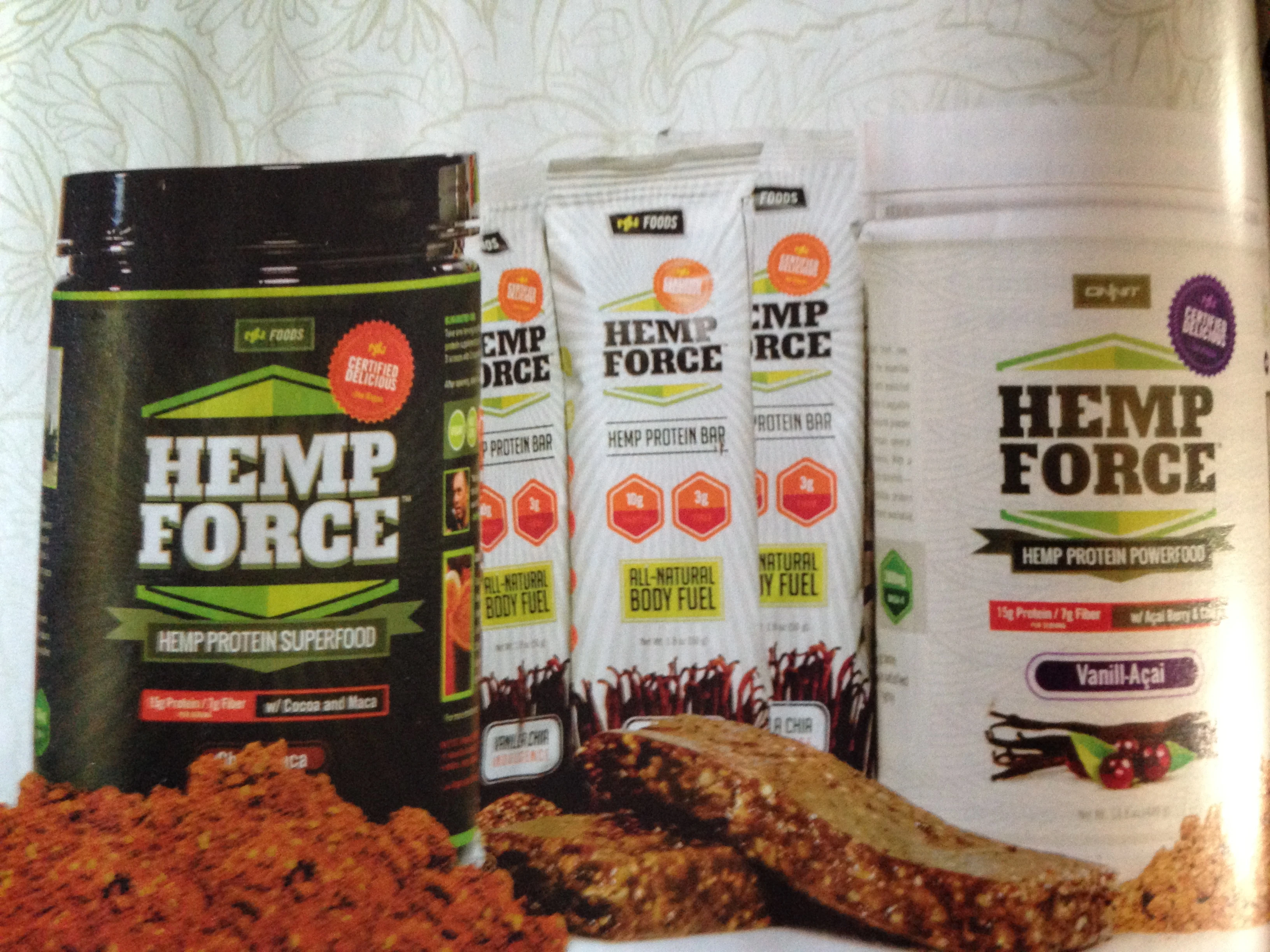 This was in the Southwest Airlines flight magazine, Hemp protein powder. There is an angle for everything.
