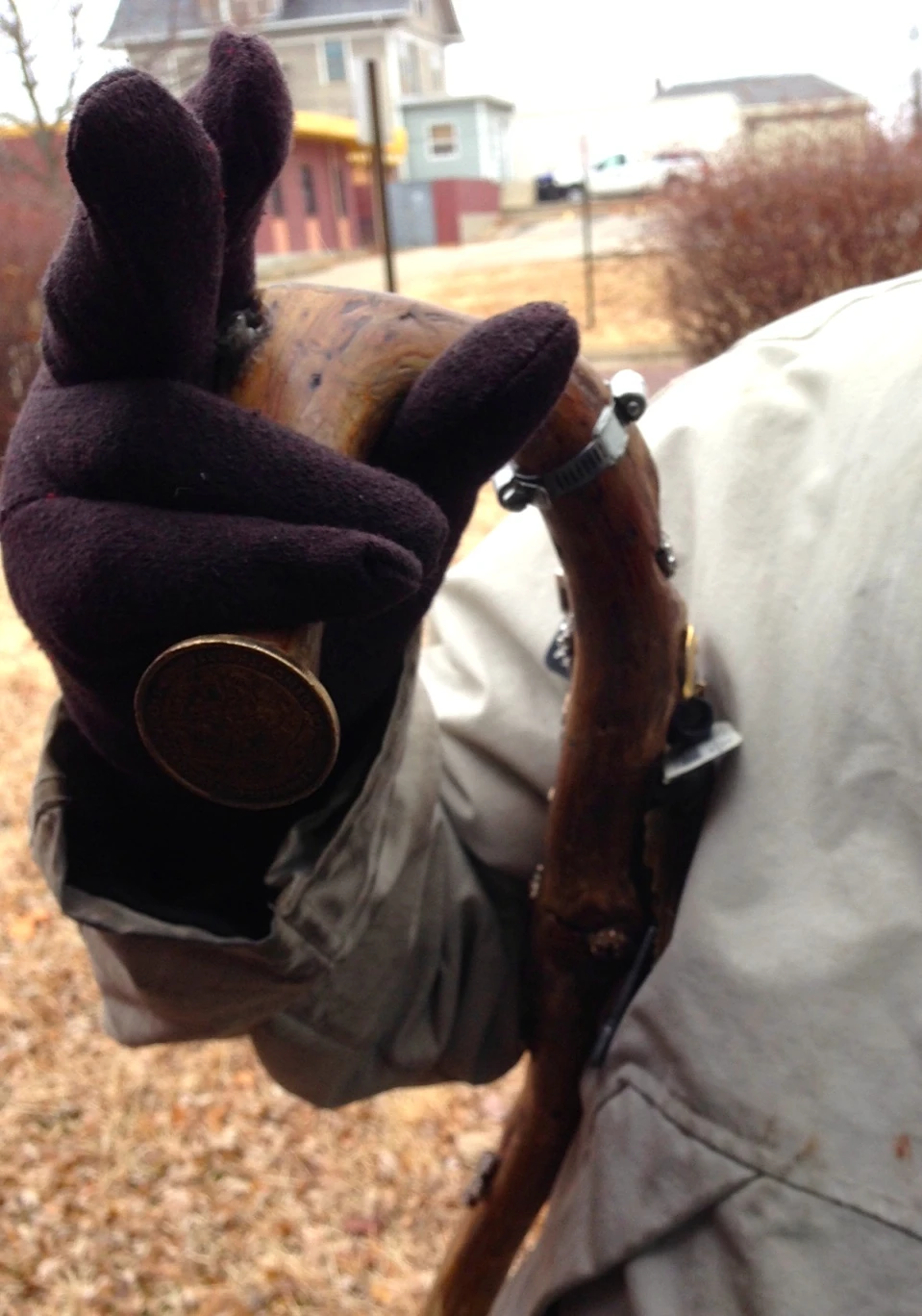 His cane was trippy. Like magical or something. 