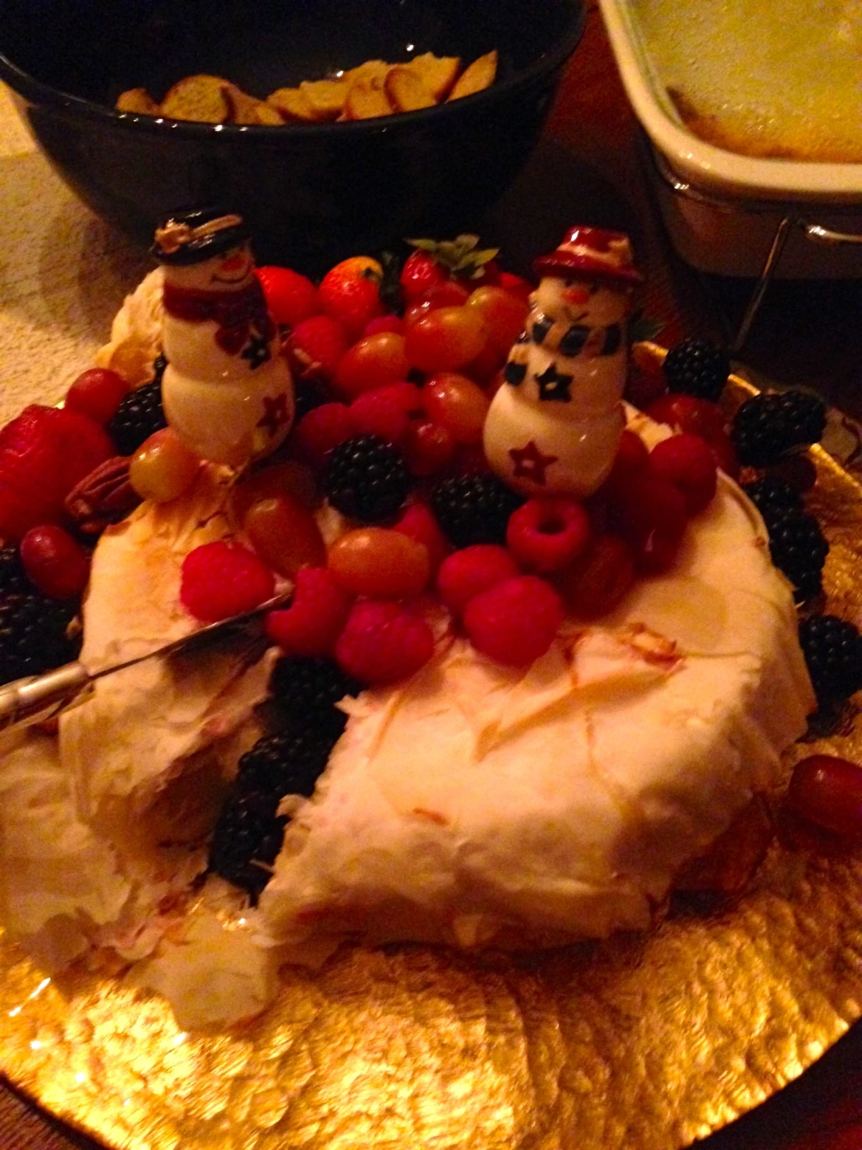 This was the majority of my dinner last night. Jeff Unruh brought it.