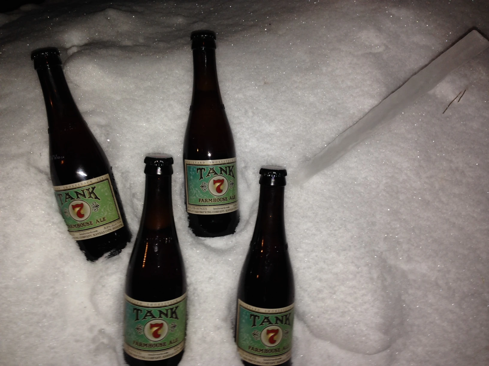 We had a few Kansas beers for the Bears vs. Packers game last night.