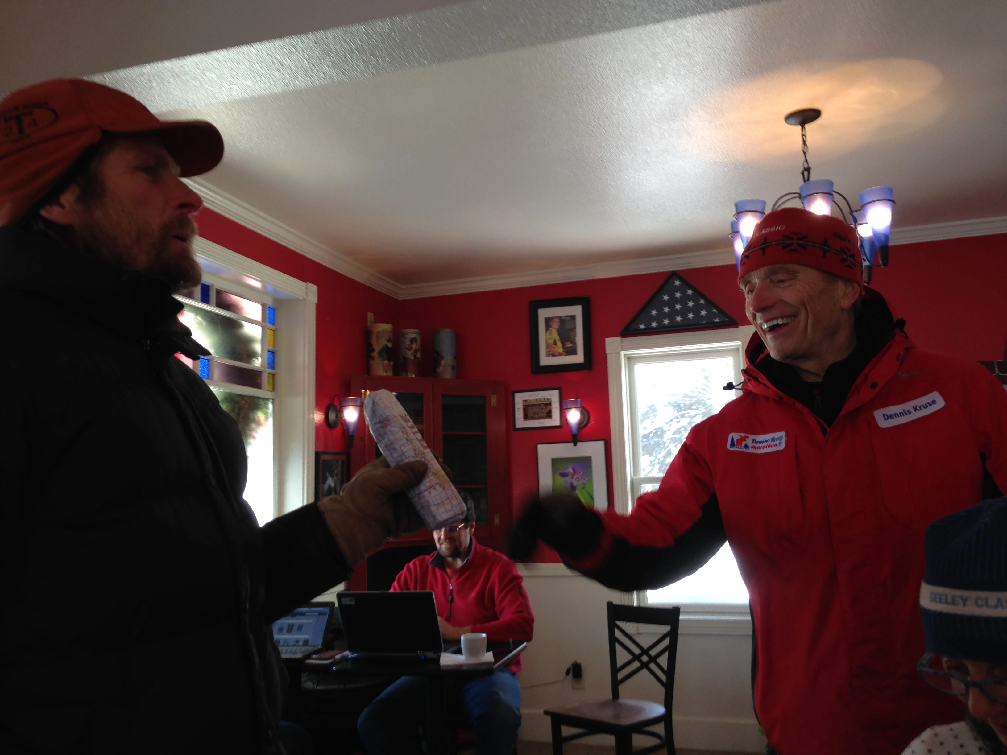 Dennis and Pete at The Brick House.