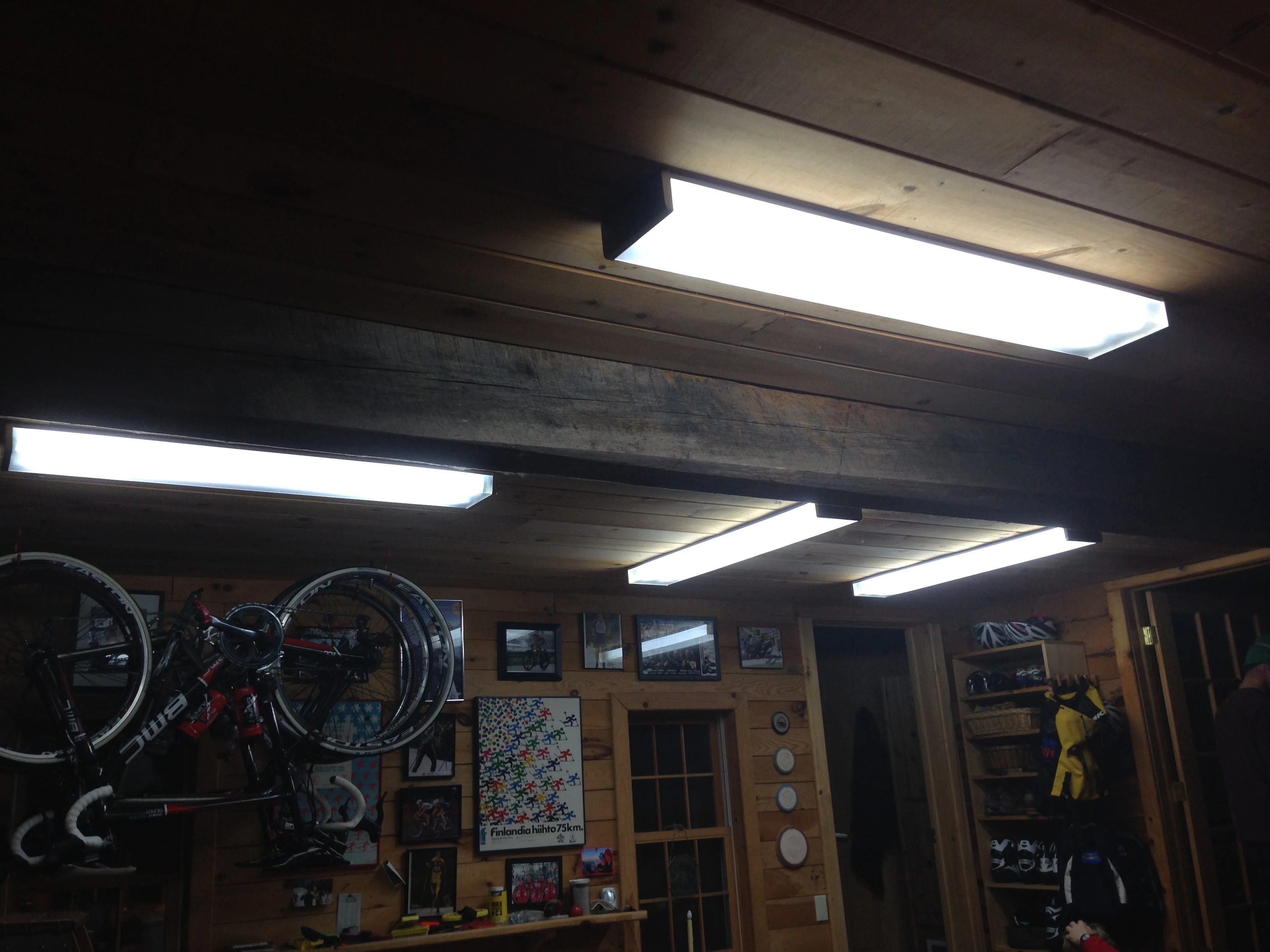 New lights in the waxing room.