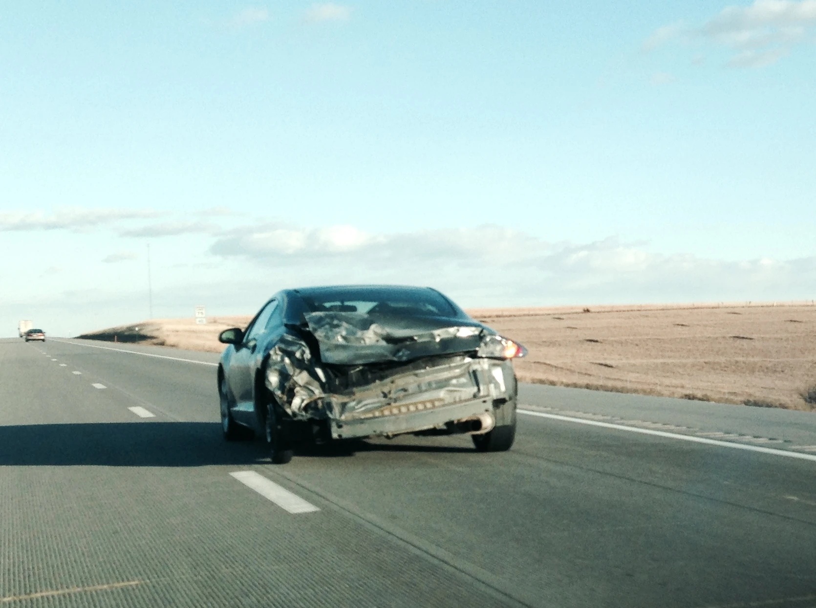 I’ll all for less governmental control, inspections on things, but this guy shouldn’t have been driving around.