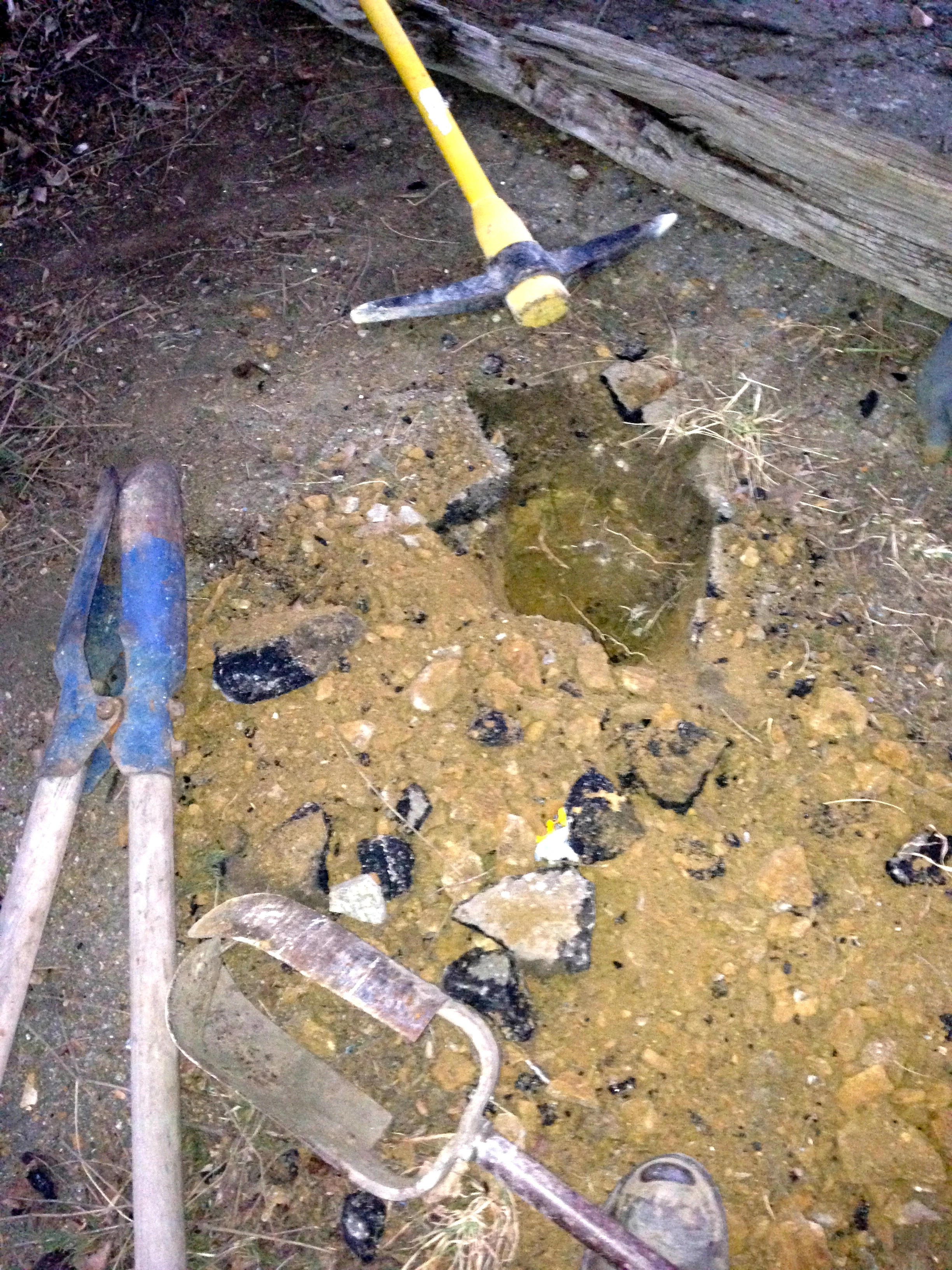 I didn&rsquo;t get too far before hitting solid rock.