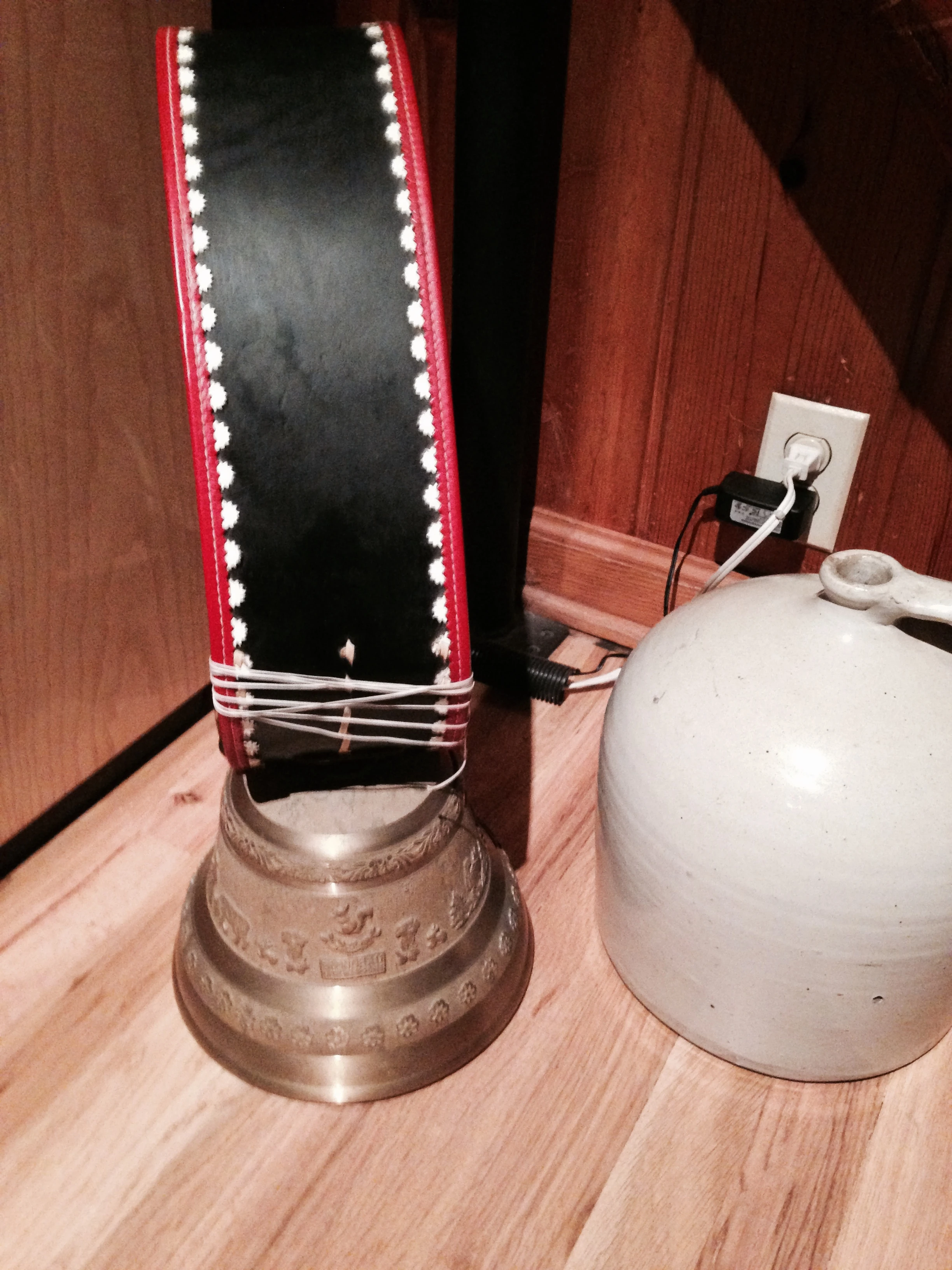 Andy&rsquo;s Tour de Suisse cowbell that he was ringing at Cross Nationals earlier this month.