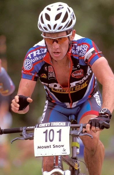 Lance in Mount Snow. He had a hard time that day.