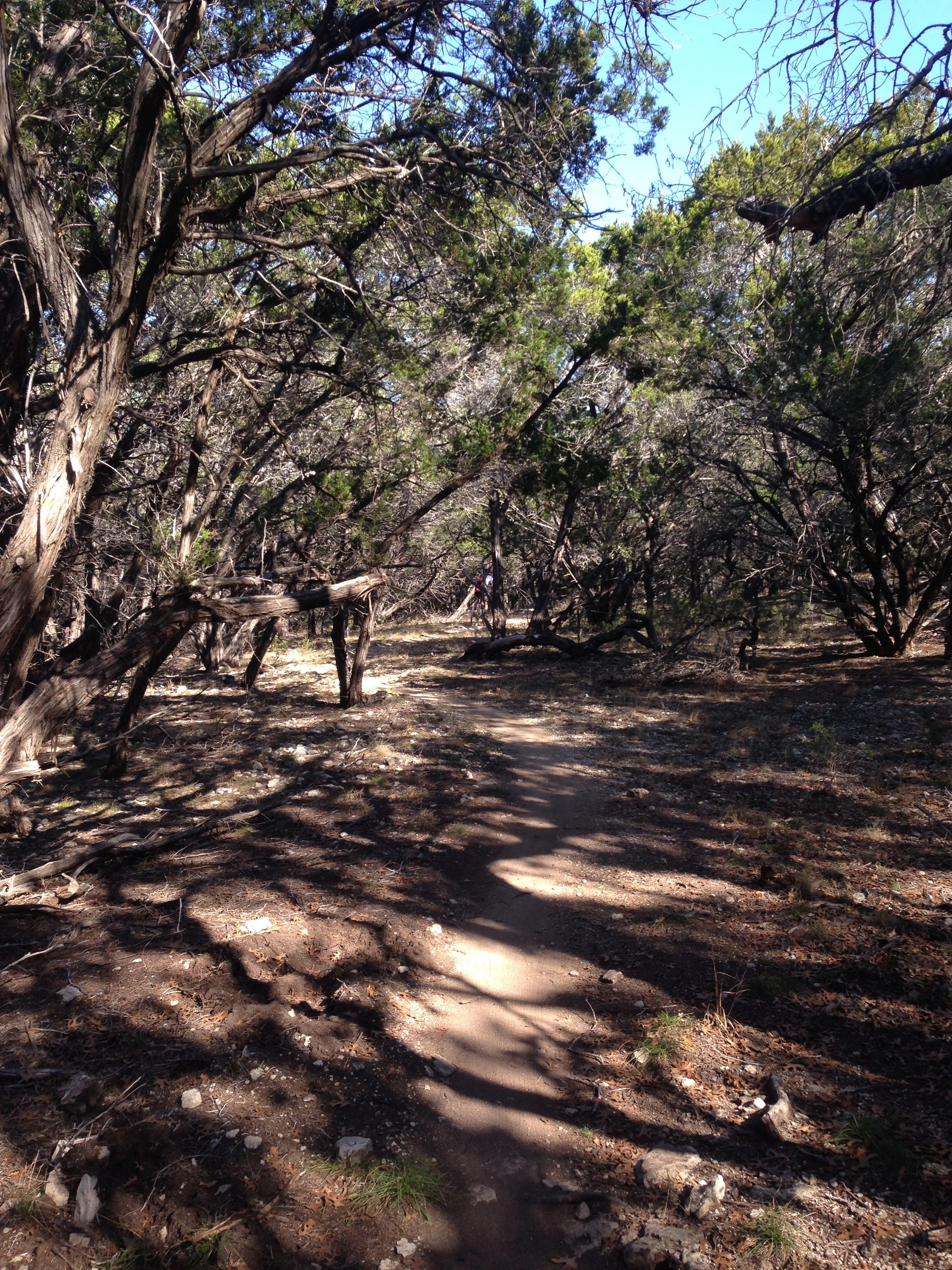 There are some places that flow, but not that many.