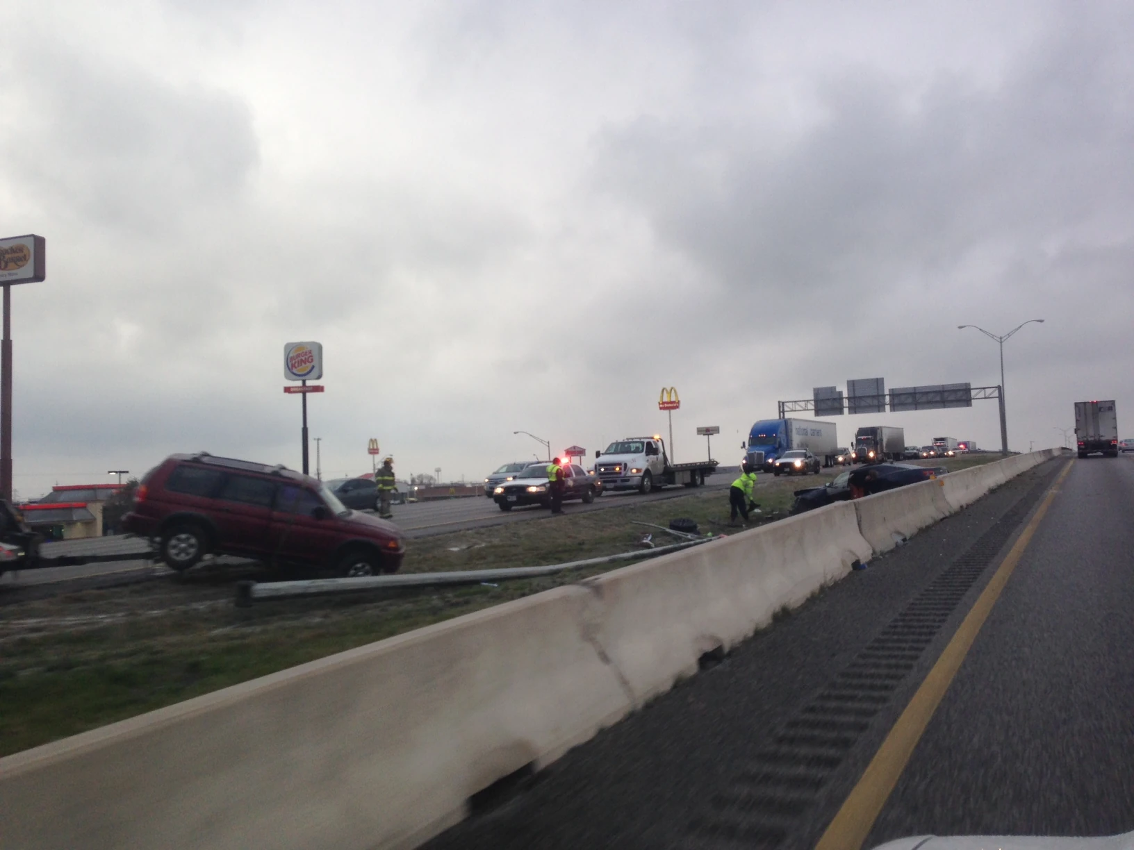 Lots of this between Austin and Dallas.