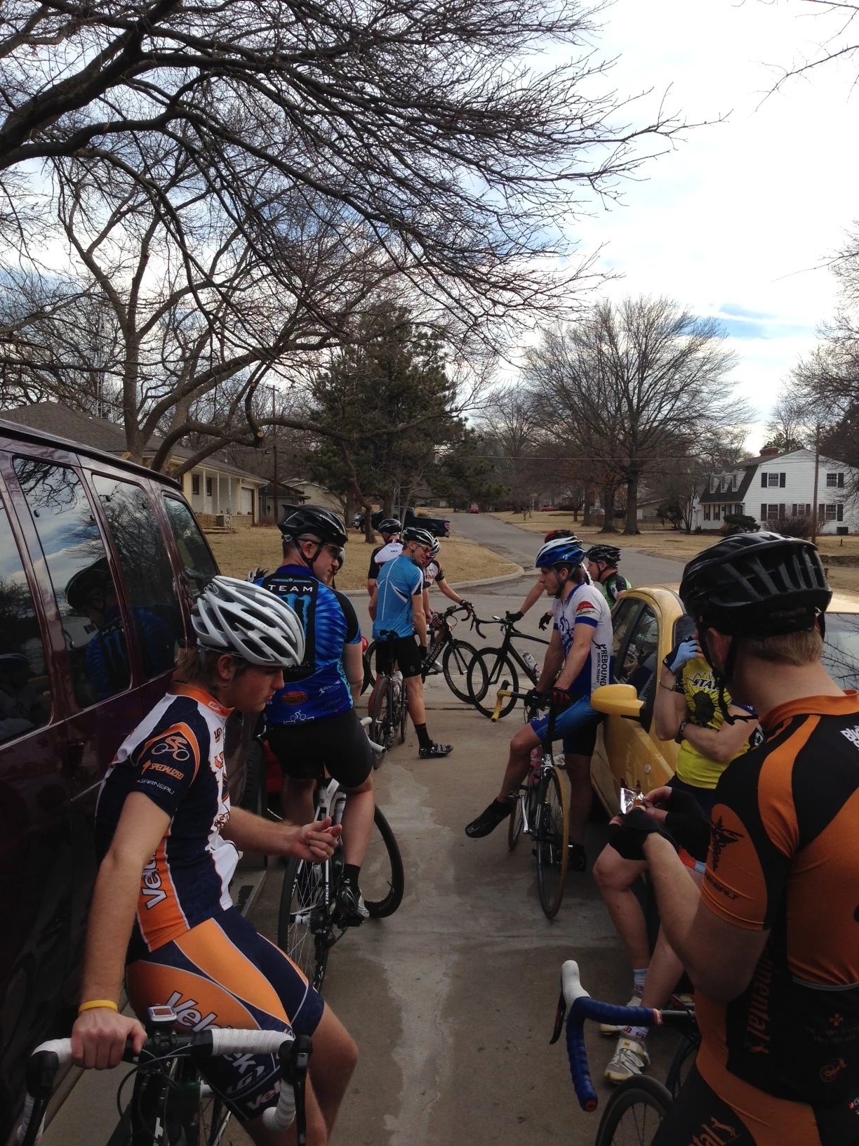 There was a pretty good group at 5:30.