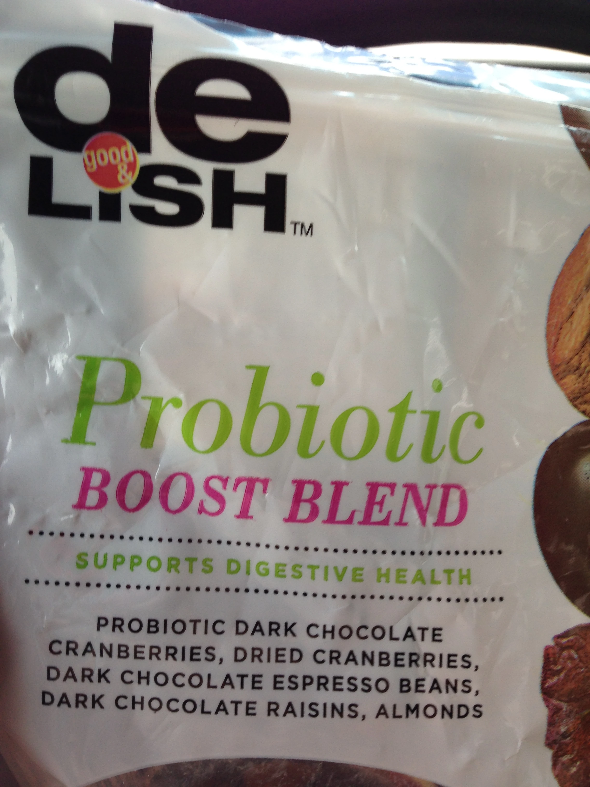 I ate this bag of chocolate nut things on the drive. I&rsquo;m not sure what they were trying to sell with the packaging. Probiotic? I doubt they were very healthy.