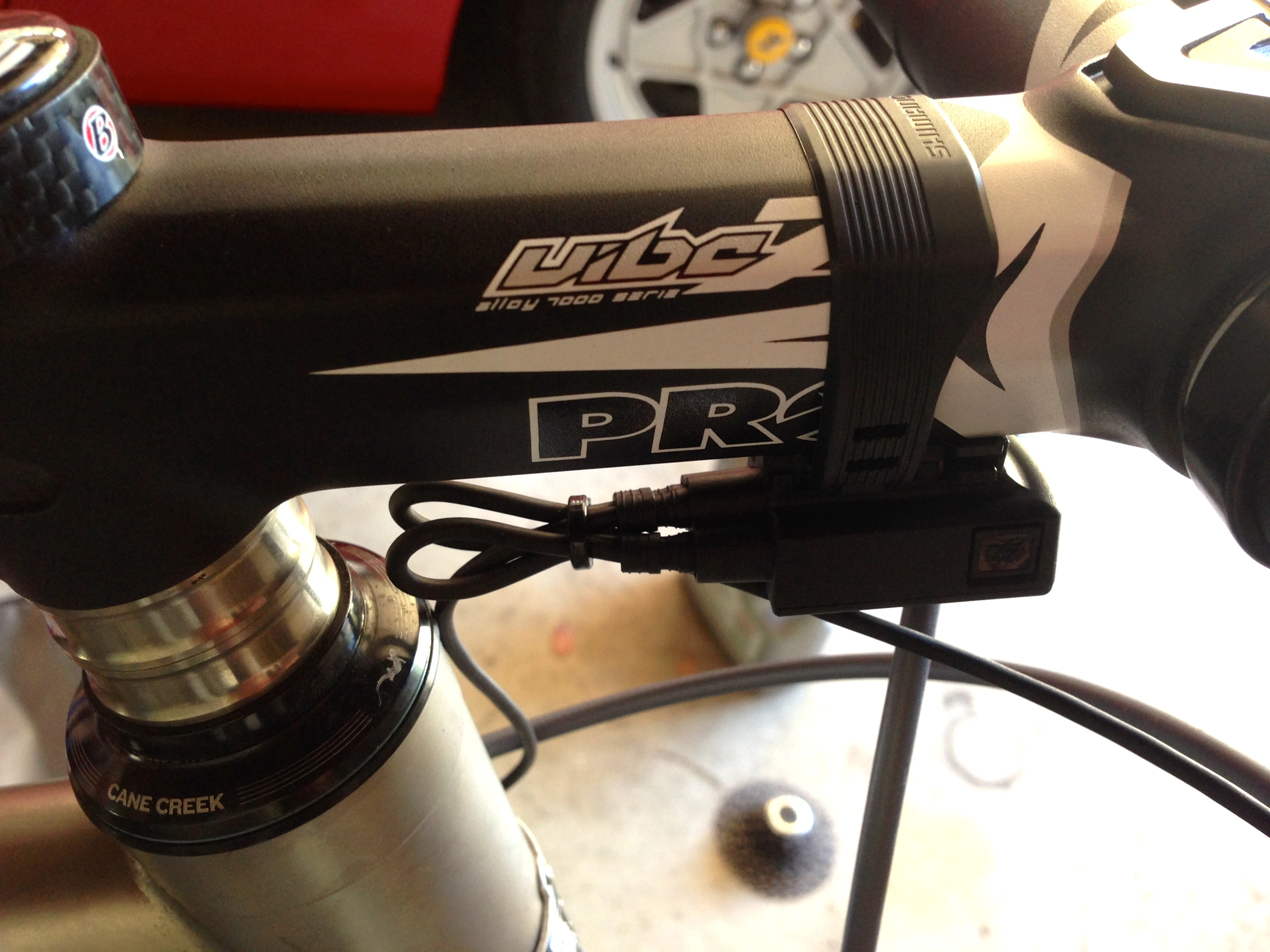 I tired to bundle up the wires to look a little cleaner.