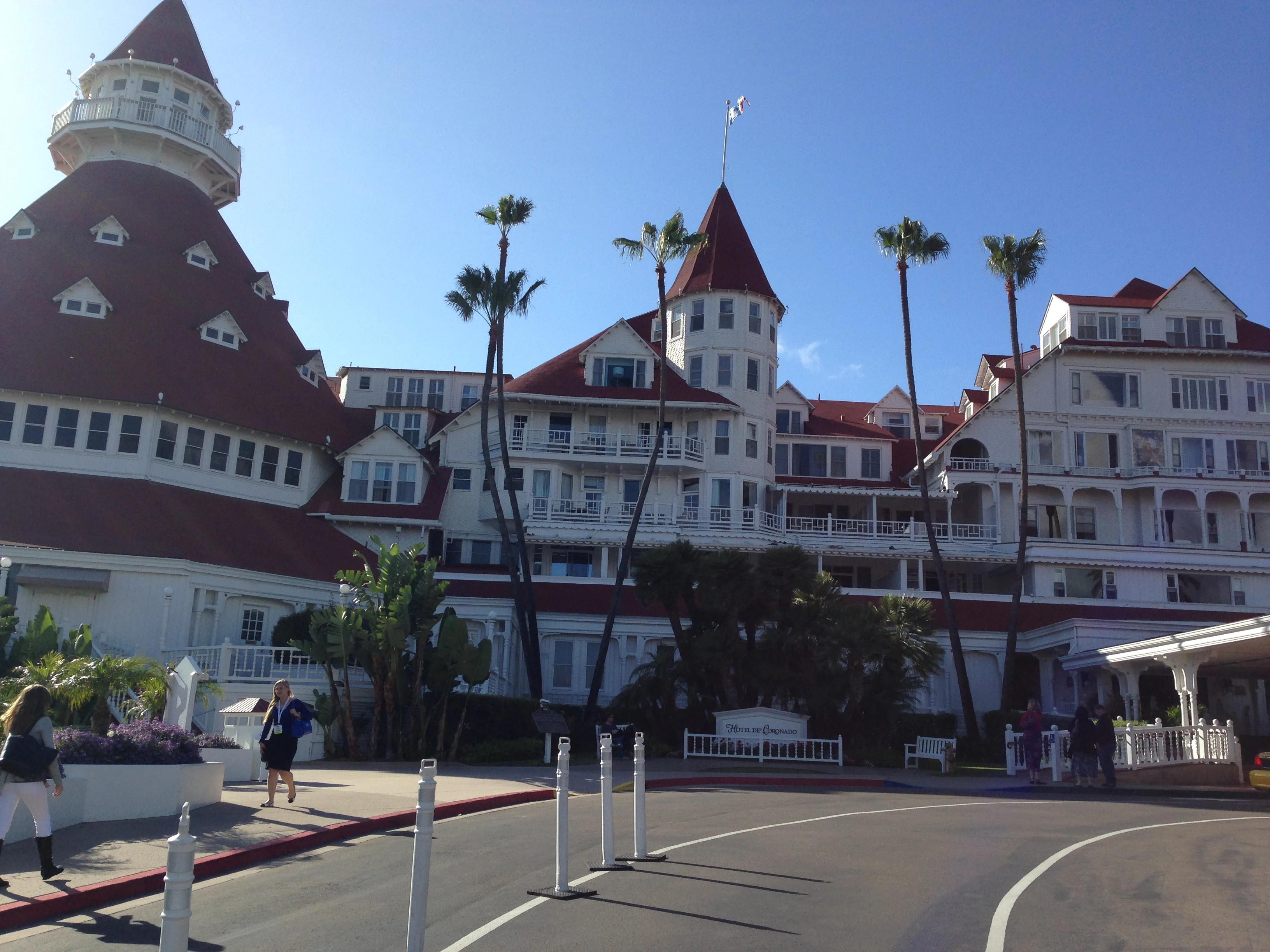 The Hotel Del on Coronado.