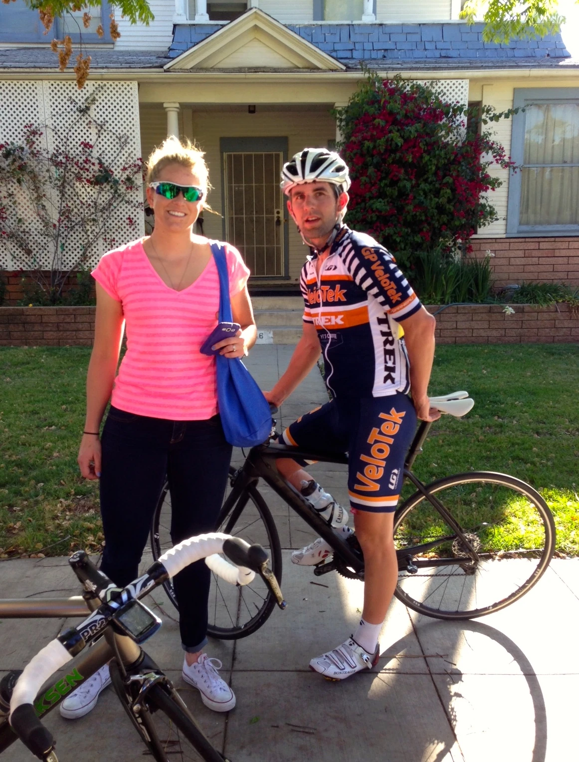My friend, Ian and Cate, from Topeka. They took the train out to LA.