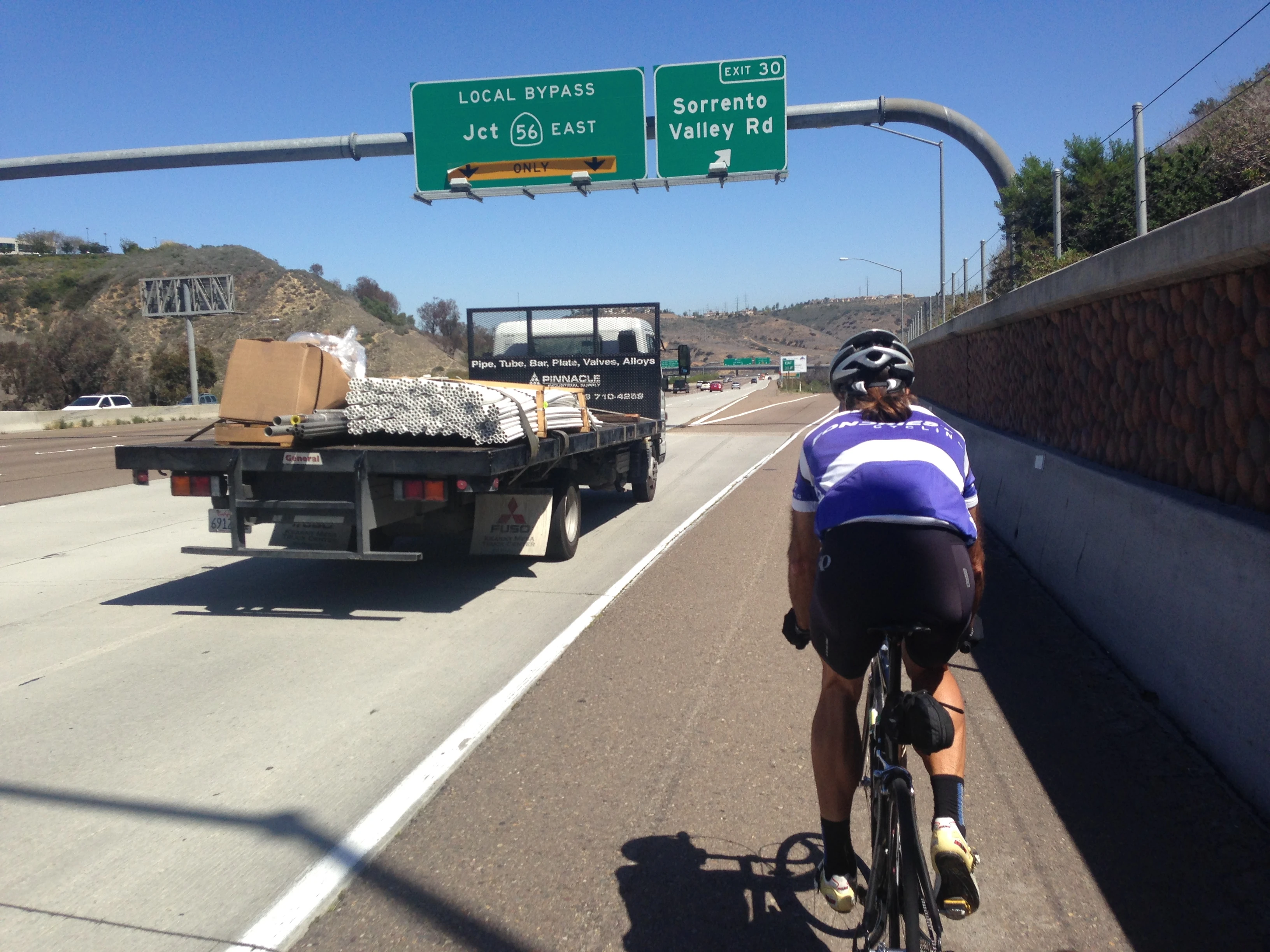 We also did a little stint on I-5. I don&rsquo;t ride Interstate Highways much during the year.