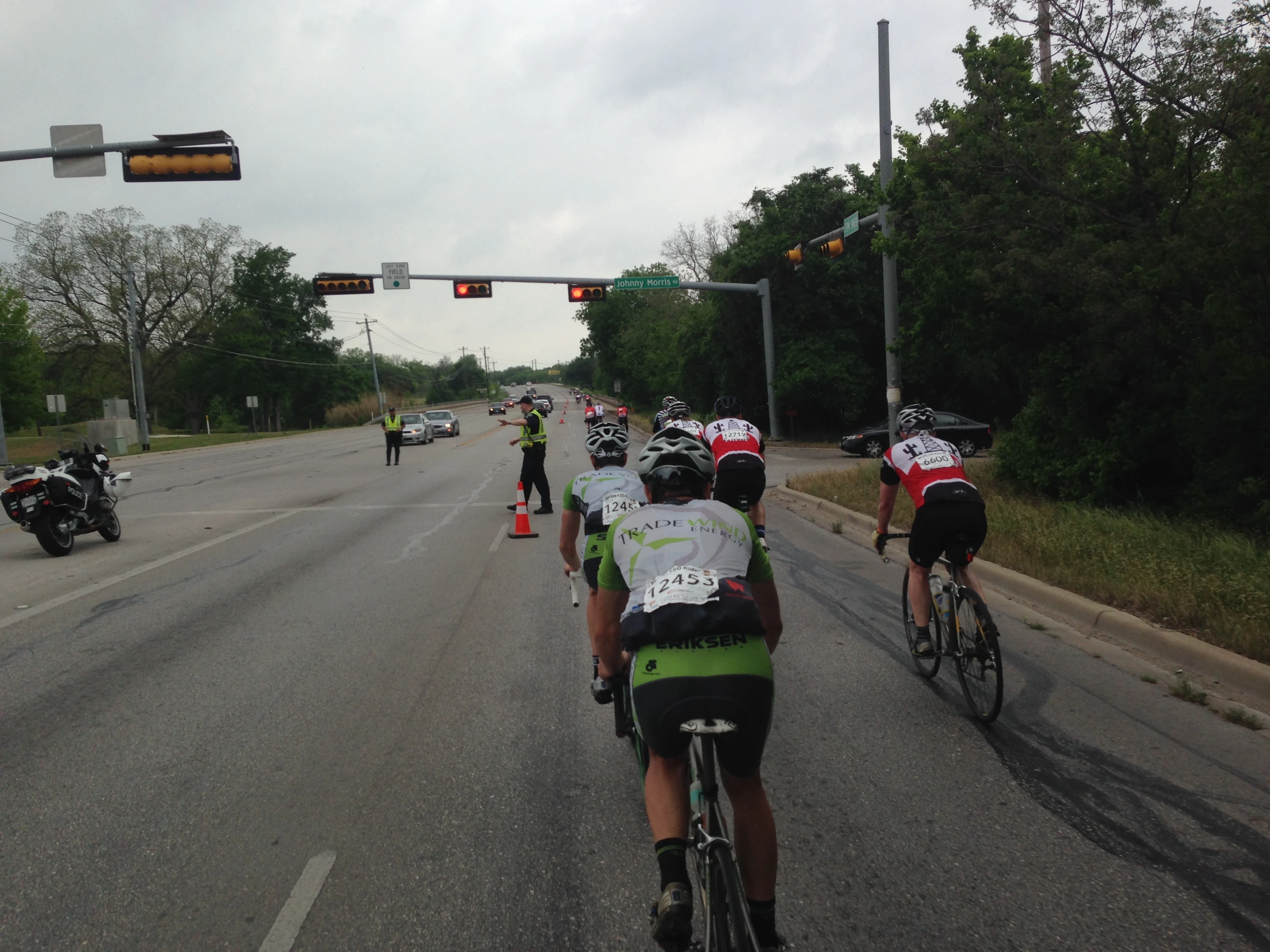 Coming into Austin, the traffic control was awesome.