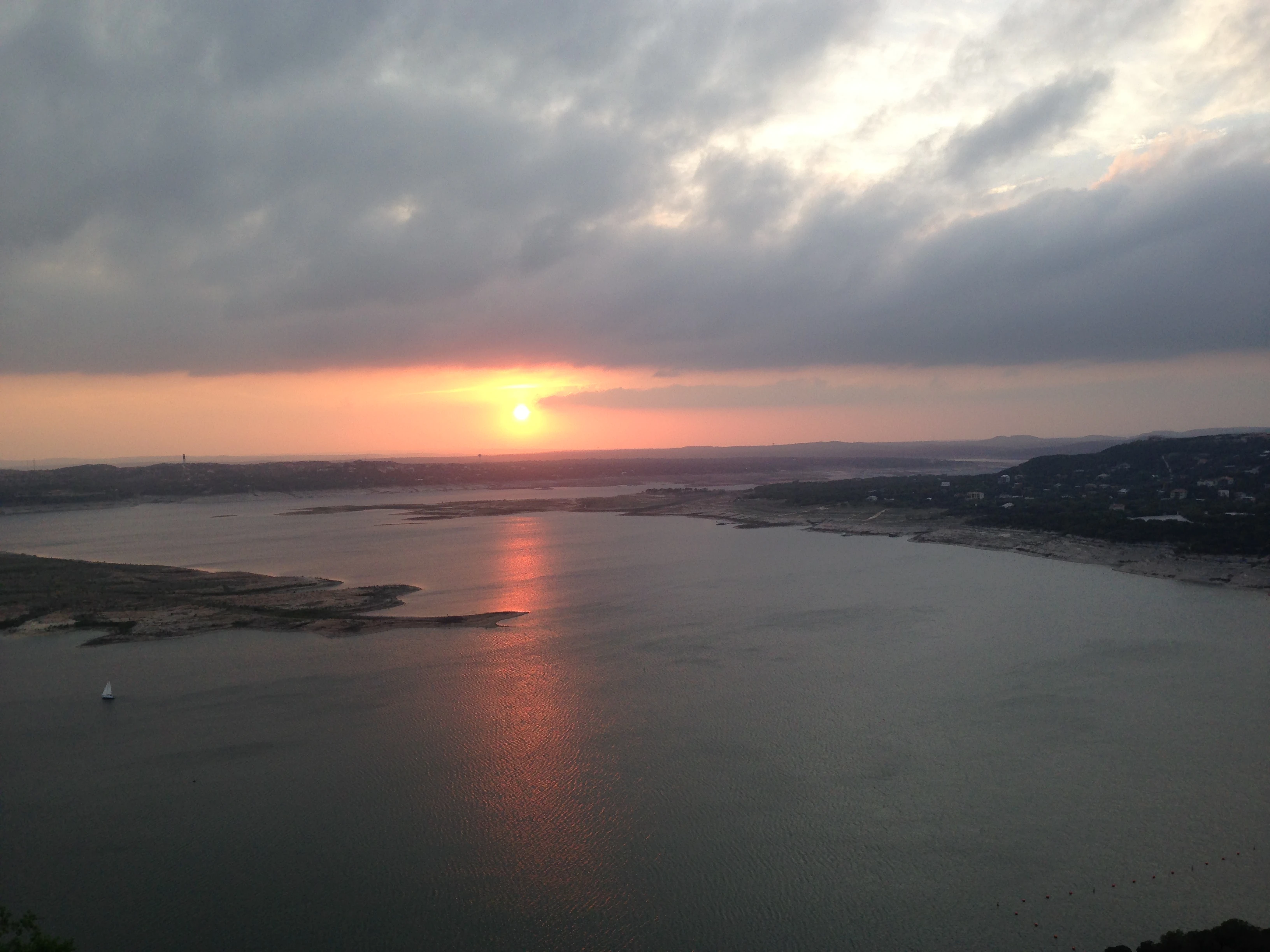 Sunset was nice from the balconies.