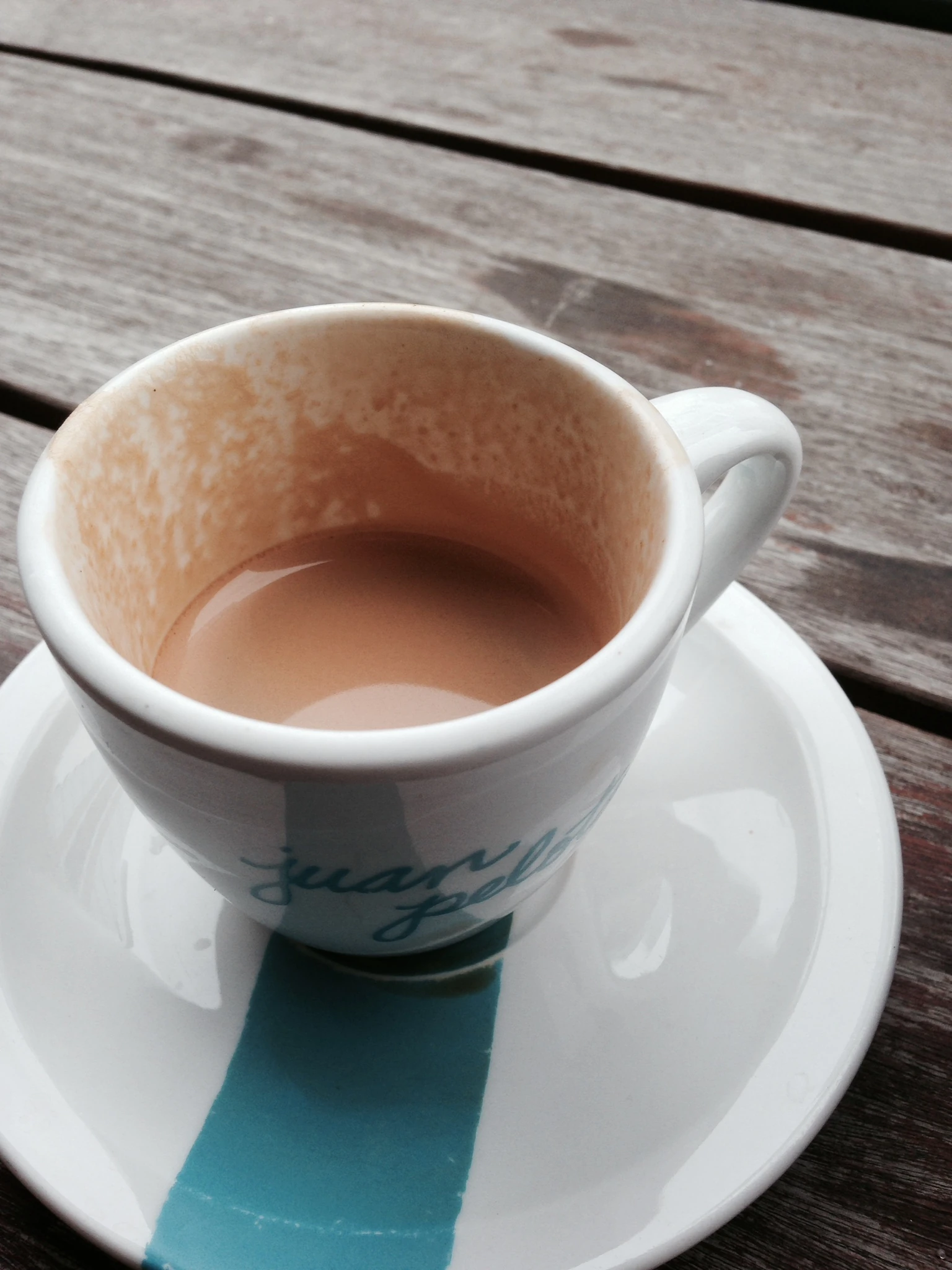 I had the worst double espresso I’ve ever had at Mellow Johnny’s waiting for Stefan. It was almost like they used cold water to make it. I would have returned it, but Stefan showed up right then.