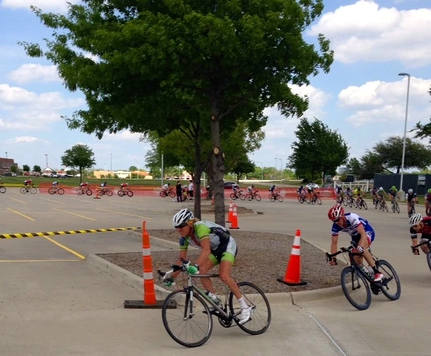 The race was pretty strung out the whole day.