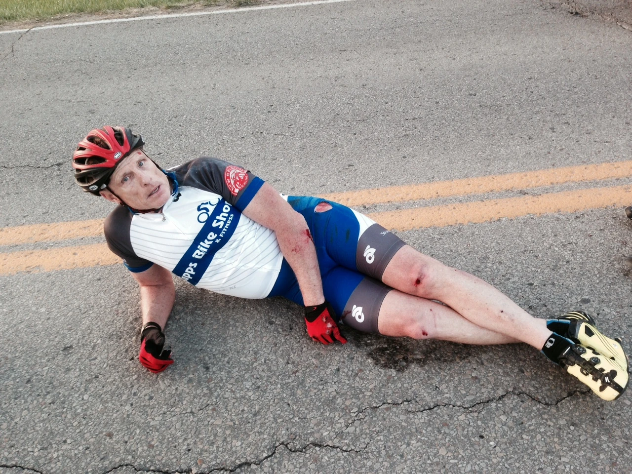 This was pretty much the position that Randy was in when we got back to him.