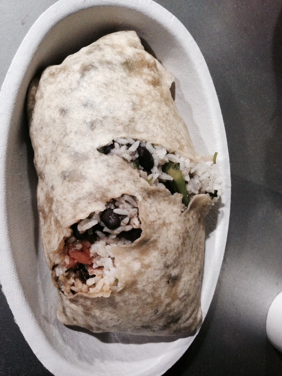 I rode the 10 miles back to Fayetteville to loosen up my legs. I went to Chipotle and got the biggest burrito ever. So big they had to put it in a bowl. I was surprised to see the 5 Hour Energy gus eating at Taco Bueno and then the Optum Pro Team getting burritos too. Must be the food of choice for professional cyclists.