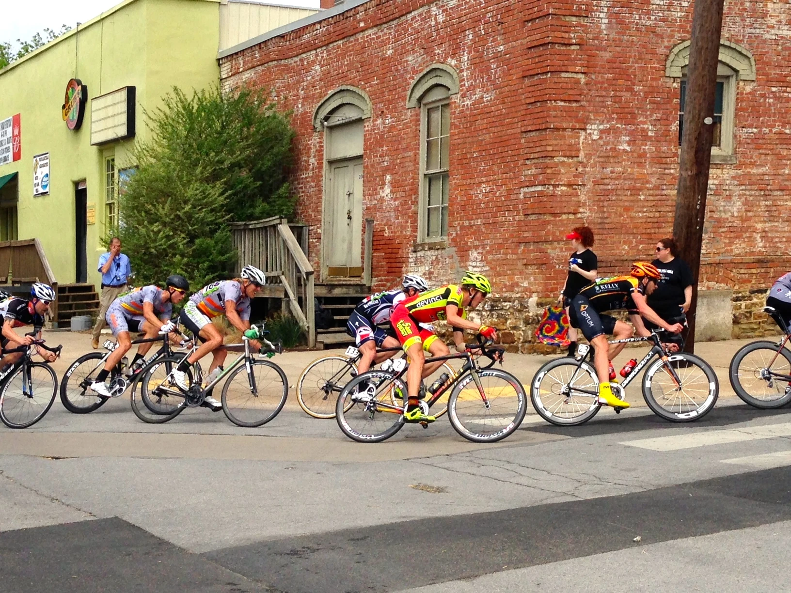 Me and Mike Sheenan on the bottom section of the course.