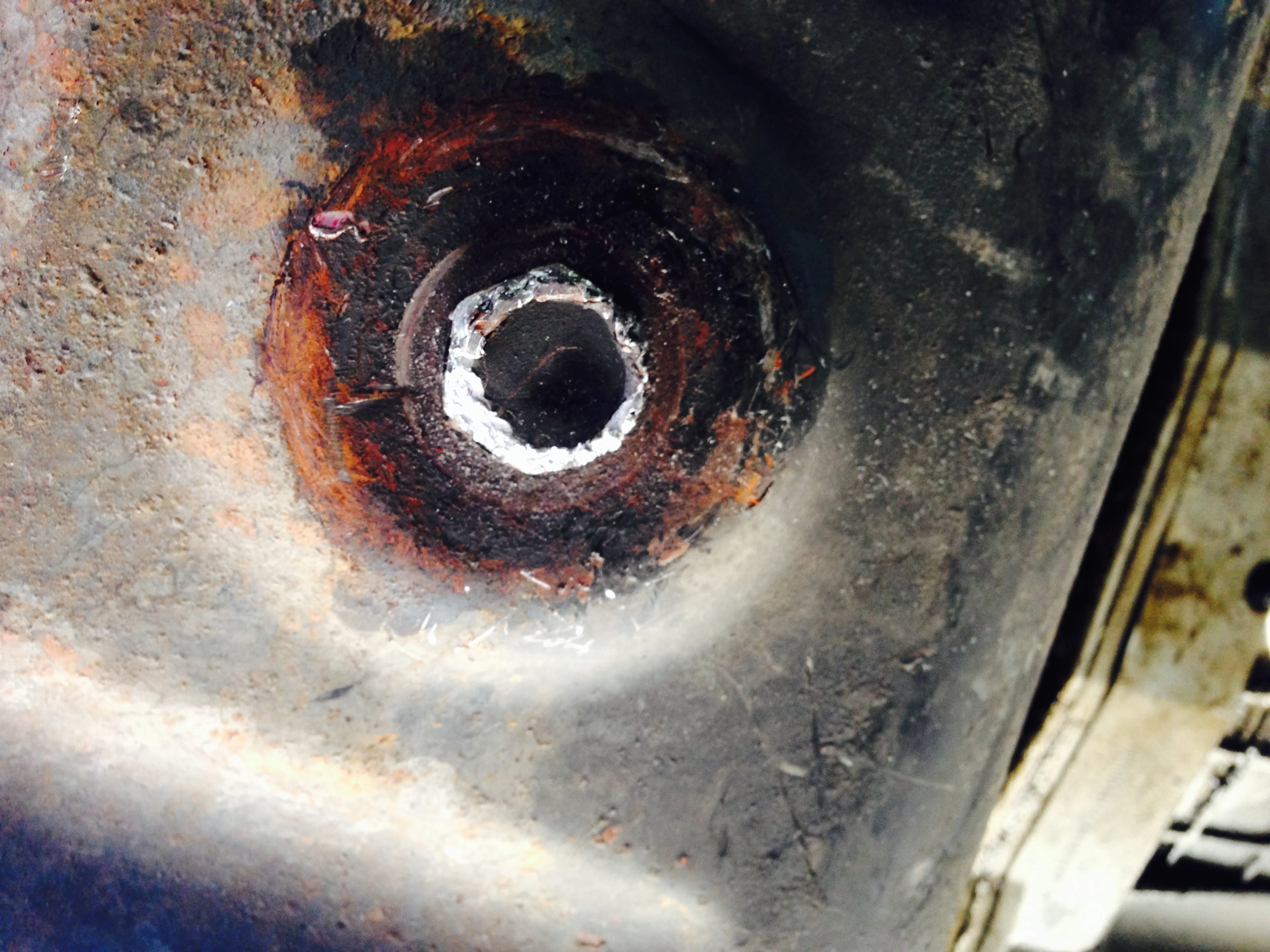 Screwed up drain plug.