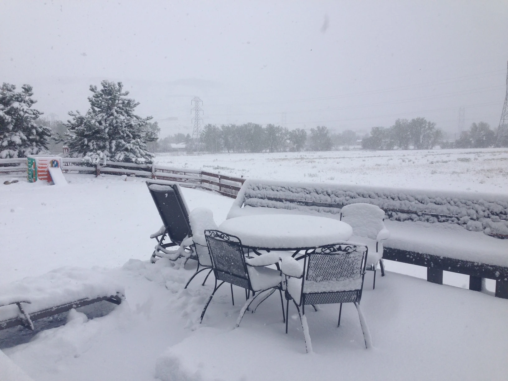 Vincent sent me this photo from Arvada Colorado this morning. Looks like it is a little colder there too.