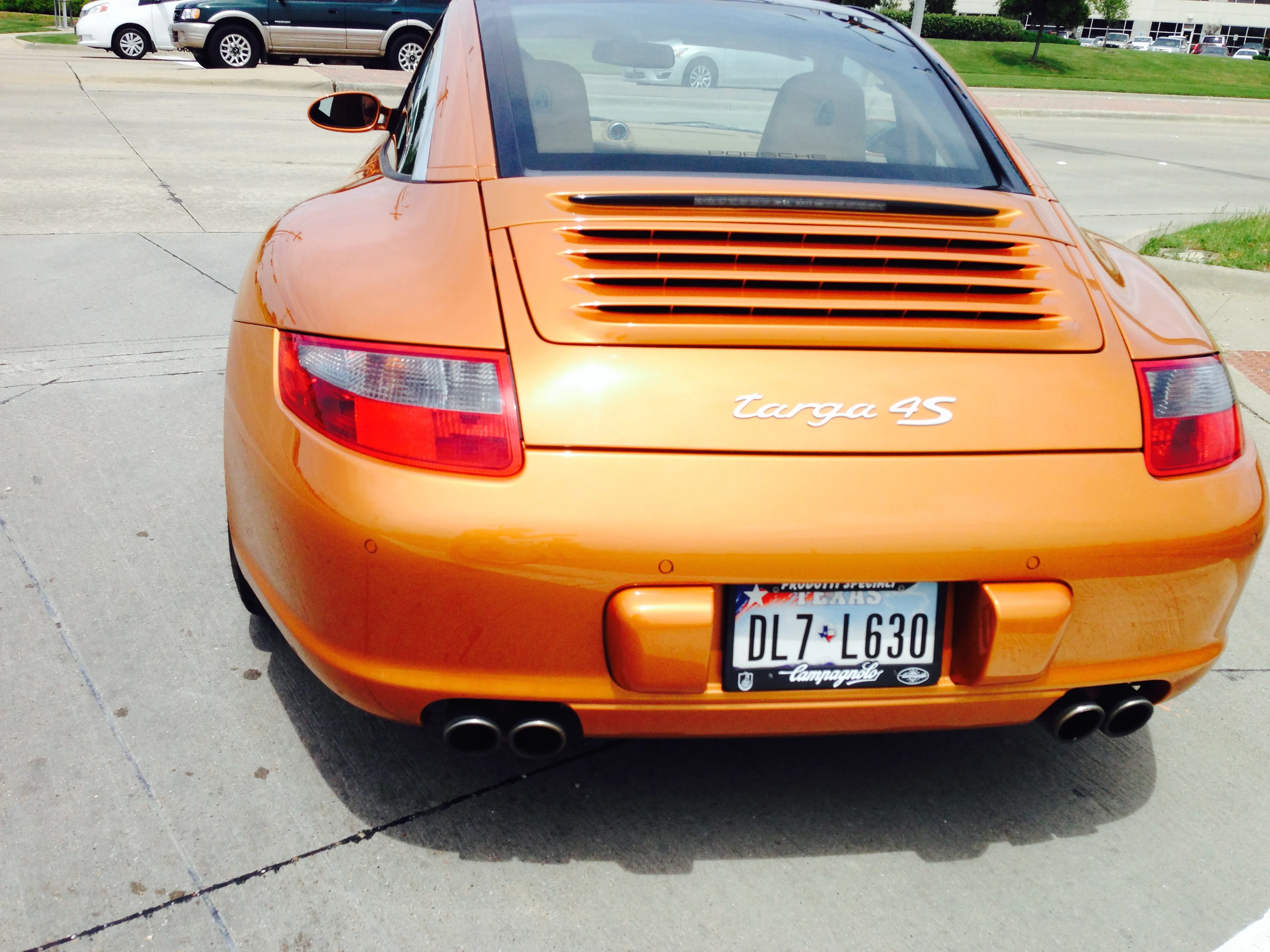 Nice license plate holder.