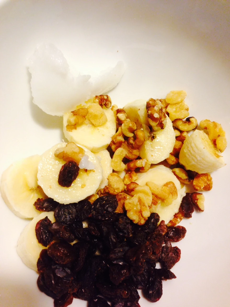 My bowl a couple days ago before adding steel cut oats. Pretty much the exact opposite of steak.