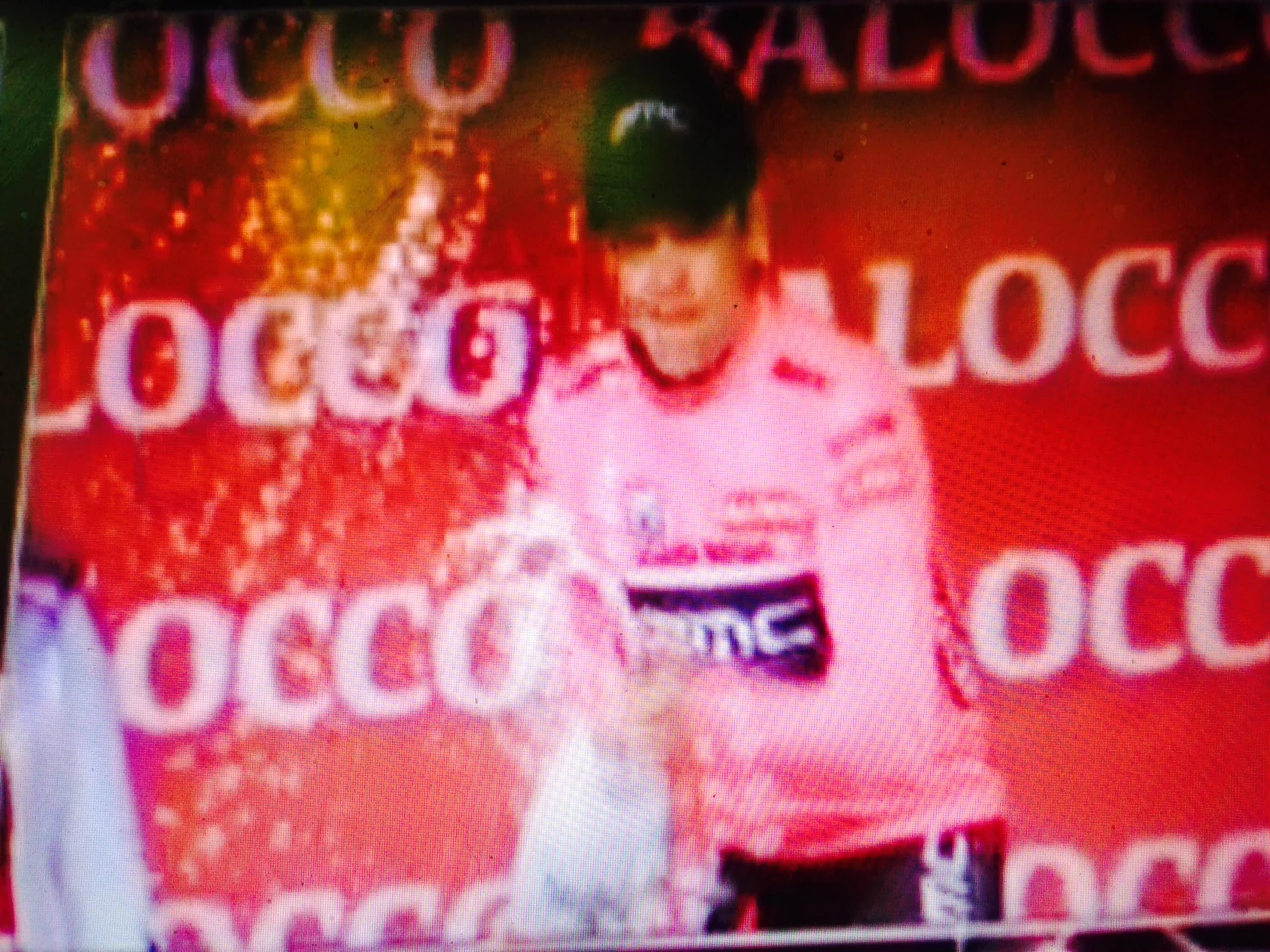 On the podium today.