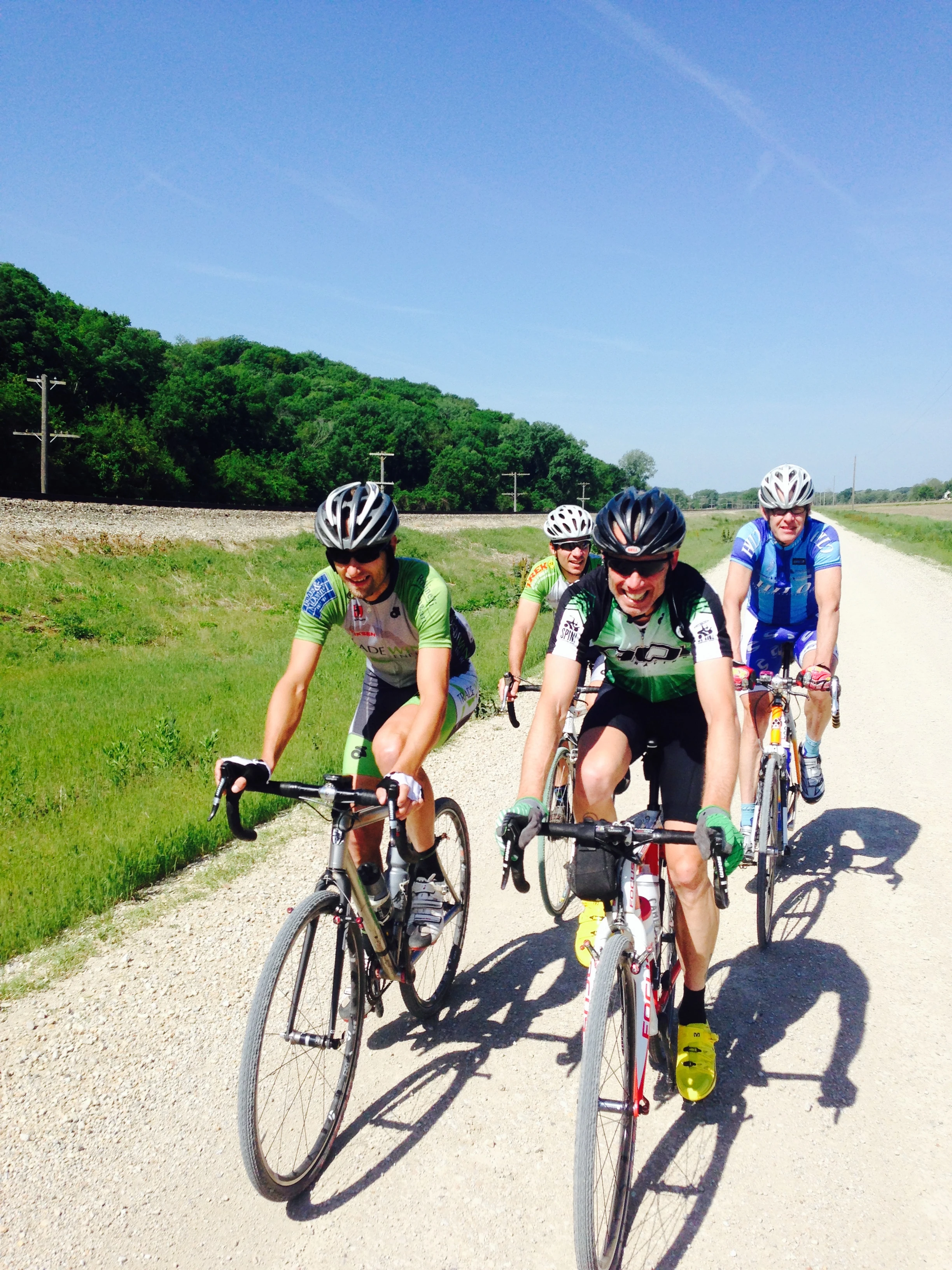 This is down on the River Road after Roger met up with us. 