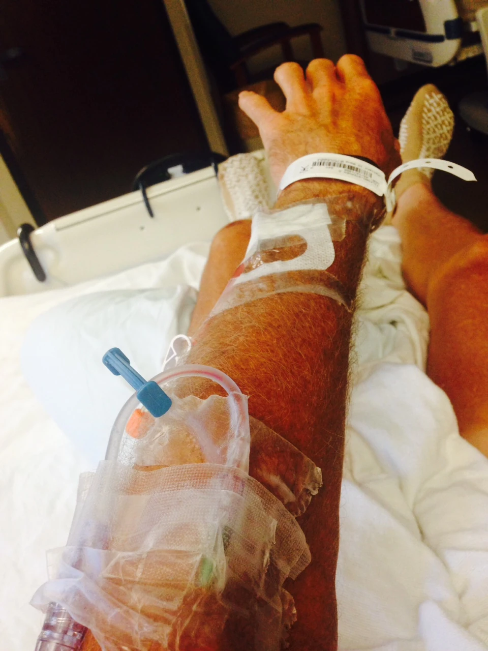 It was nice getting all the tube out of my body yesterday.