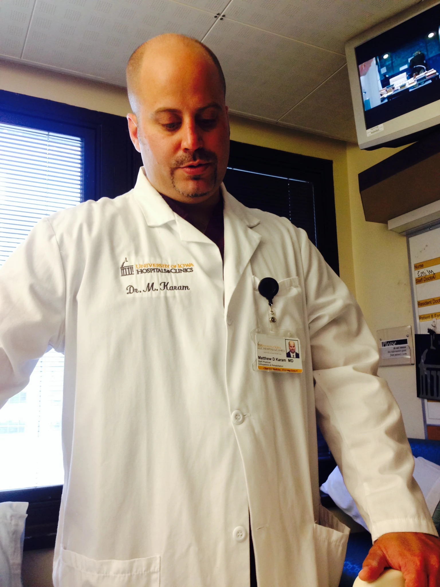 This is the guy that did the work above, Dr. Karam. He is one of those guys, the special ones.