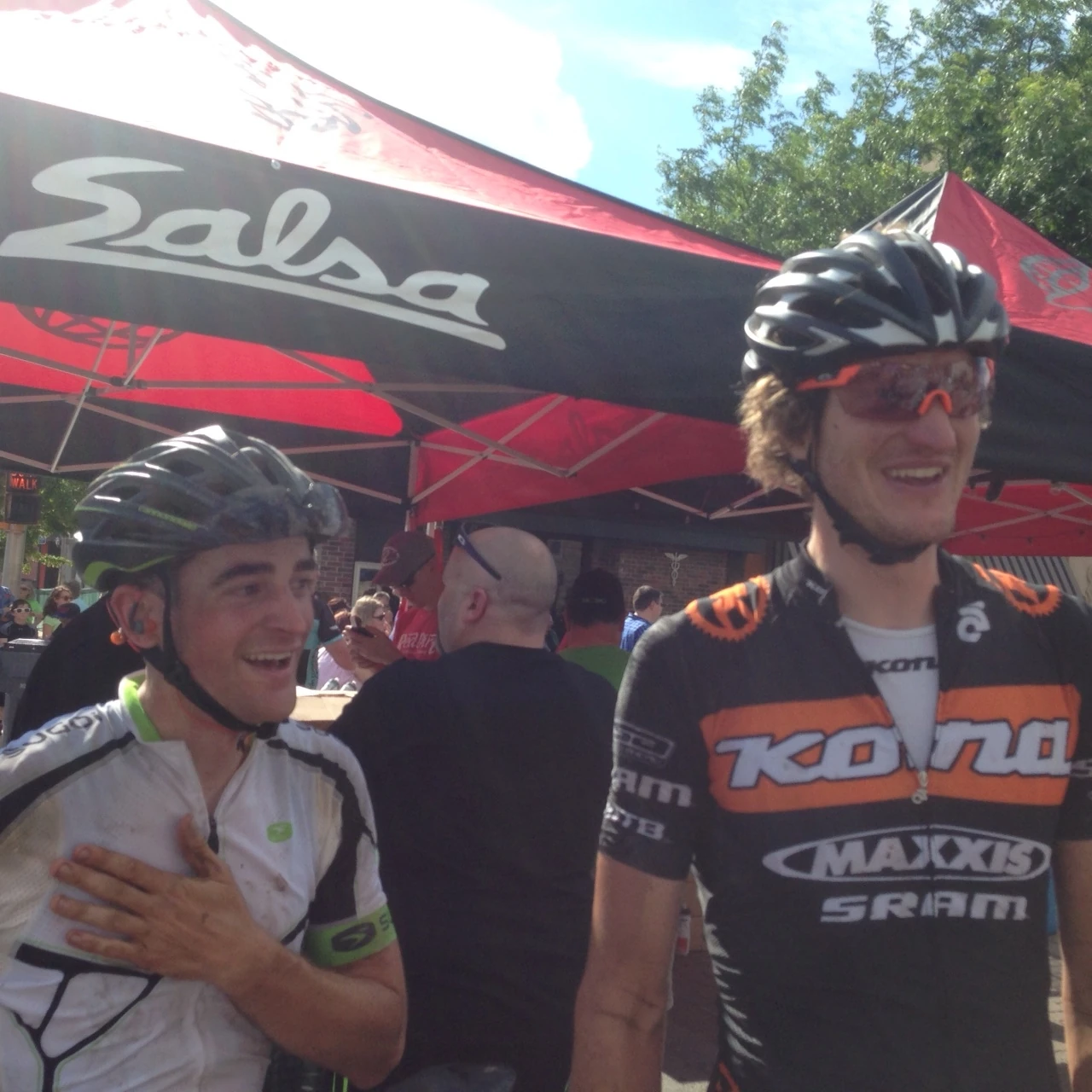 Jon Schottler and Barry Wicks. They only finished a couple minutes apart. 