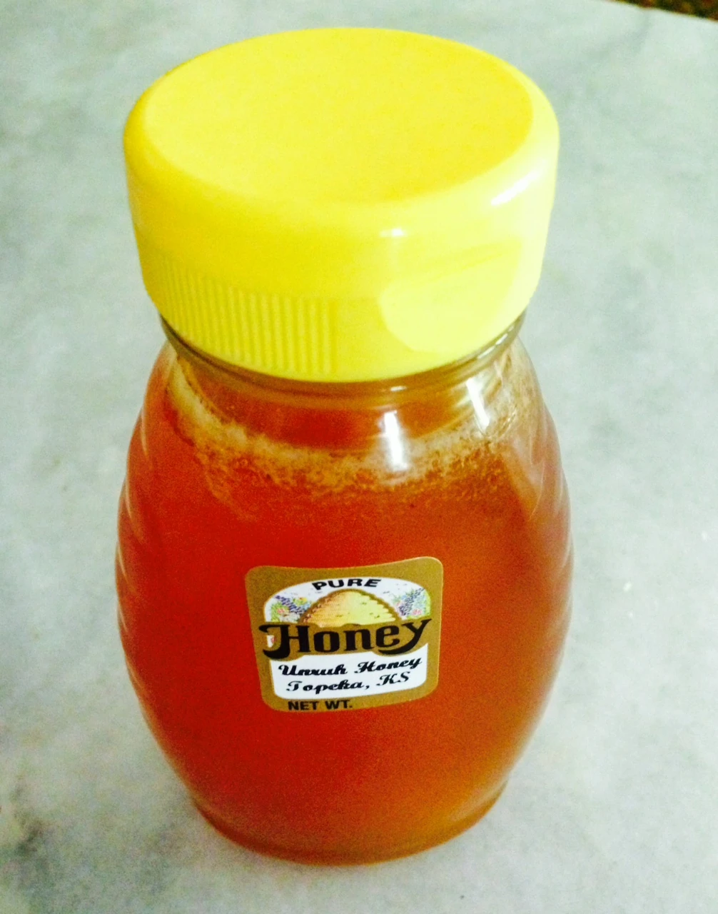 My friend, Jeff Unruh brought me over some of his home grown honey today. Couldn’t have asked for anything else.