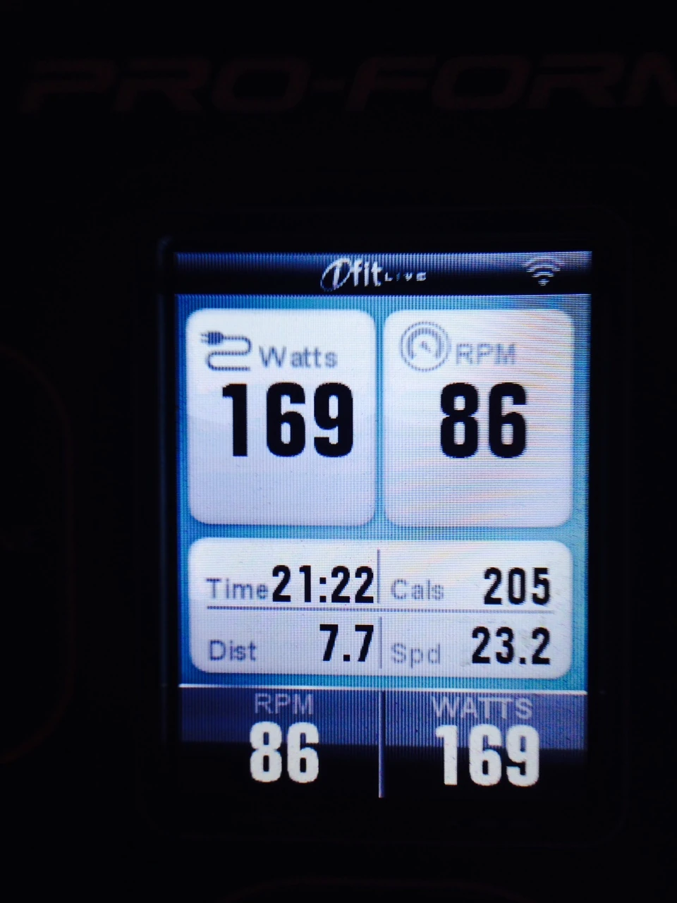 86 was a max rpm I&rsquo;m sure. It felt much better in the mid 70&rsquo;s.