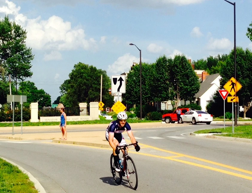 Jordan nearly to the finish line.