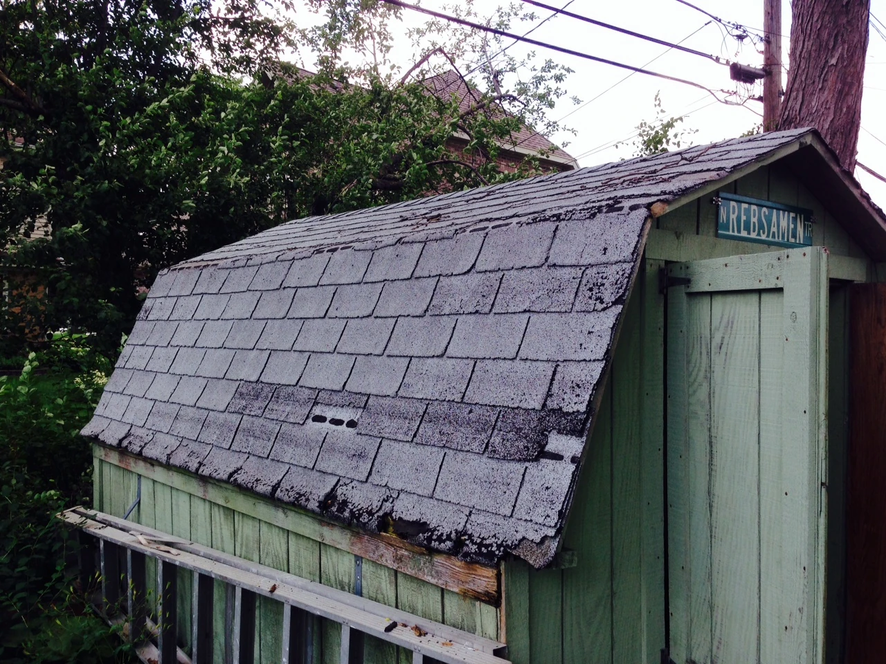 Original 40 year old shingles.