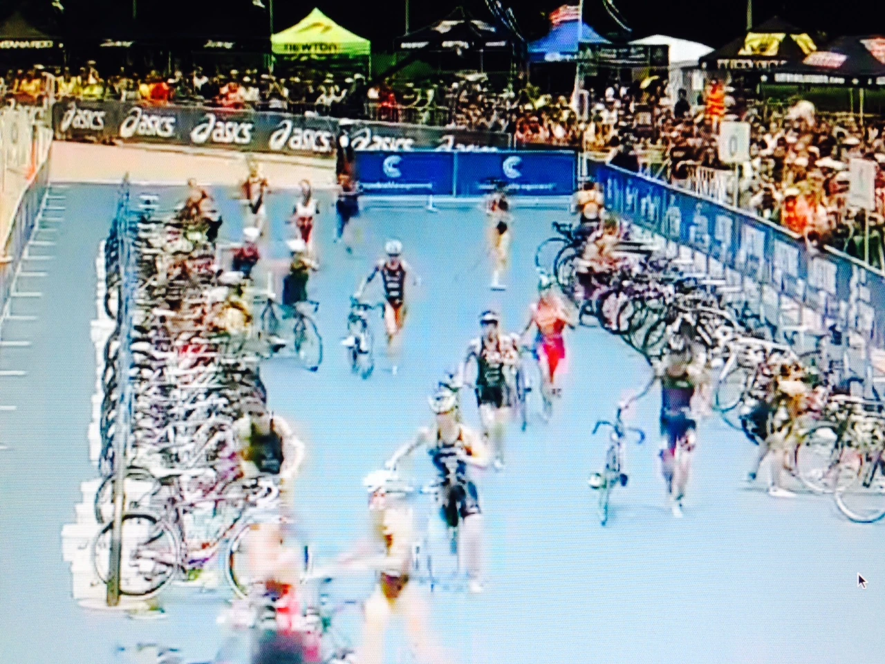 The transition area was kind of a cluster.