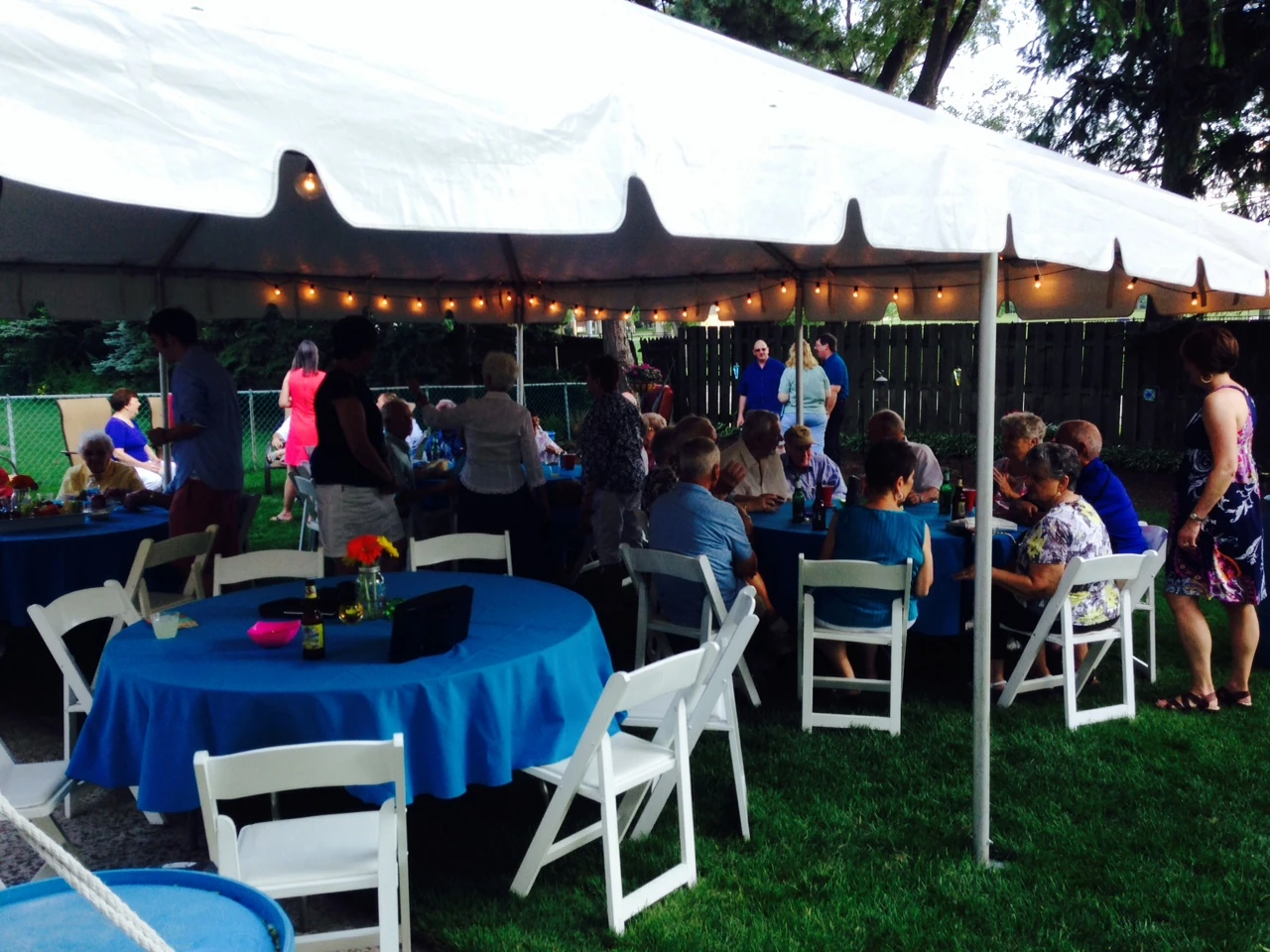 The party was at Trudi&rsquo;s brother&rsquo;s house. 