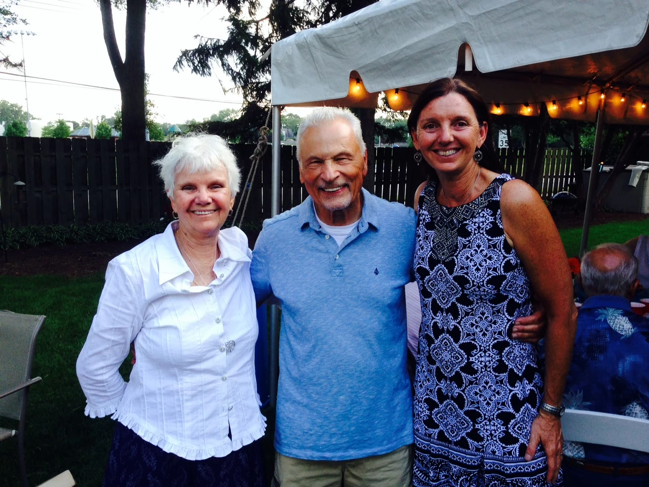 Trudi, her mom, and a good friend, Tom Franklin. 